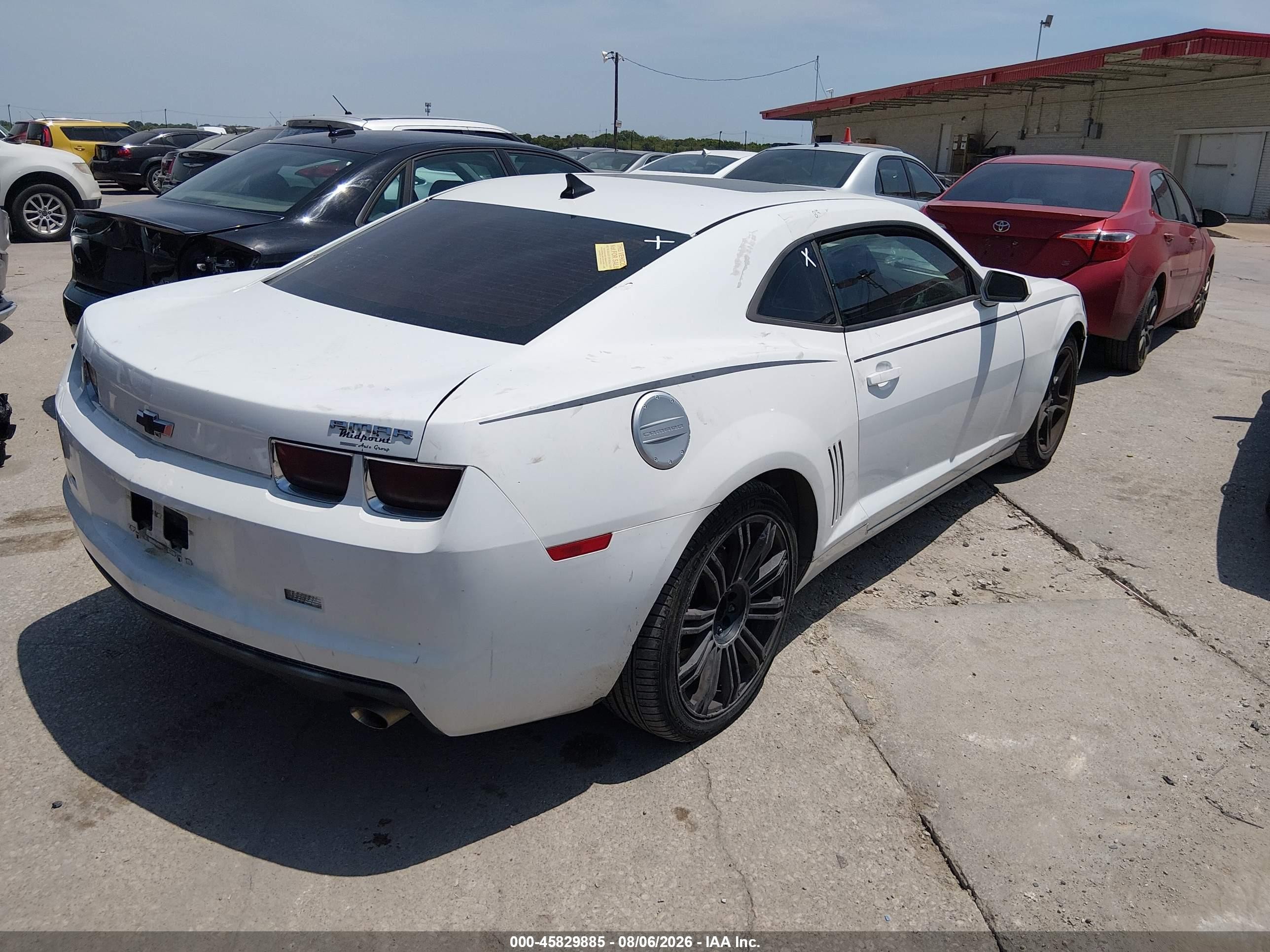2011 Chevrolet Camaro 1lt White vin: 2G1FB1ED6B9194072