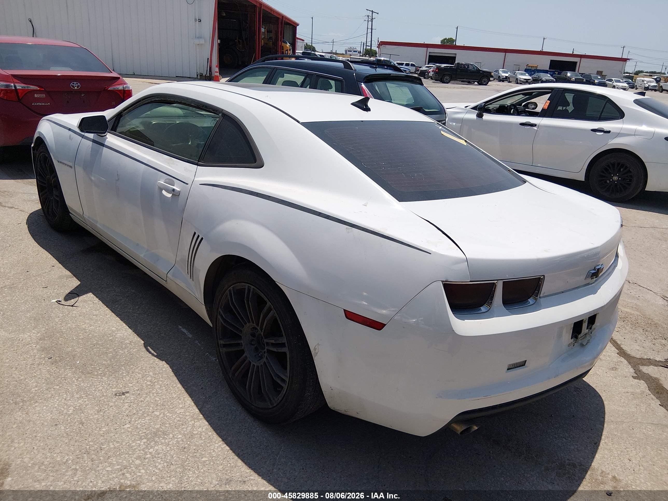 2011 Chevrolet Camaro 1lt White vin: 2G1FB1ED6B9194072