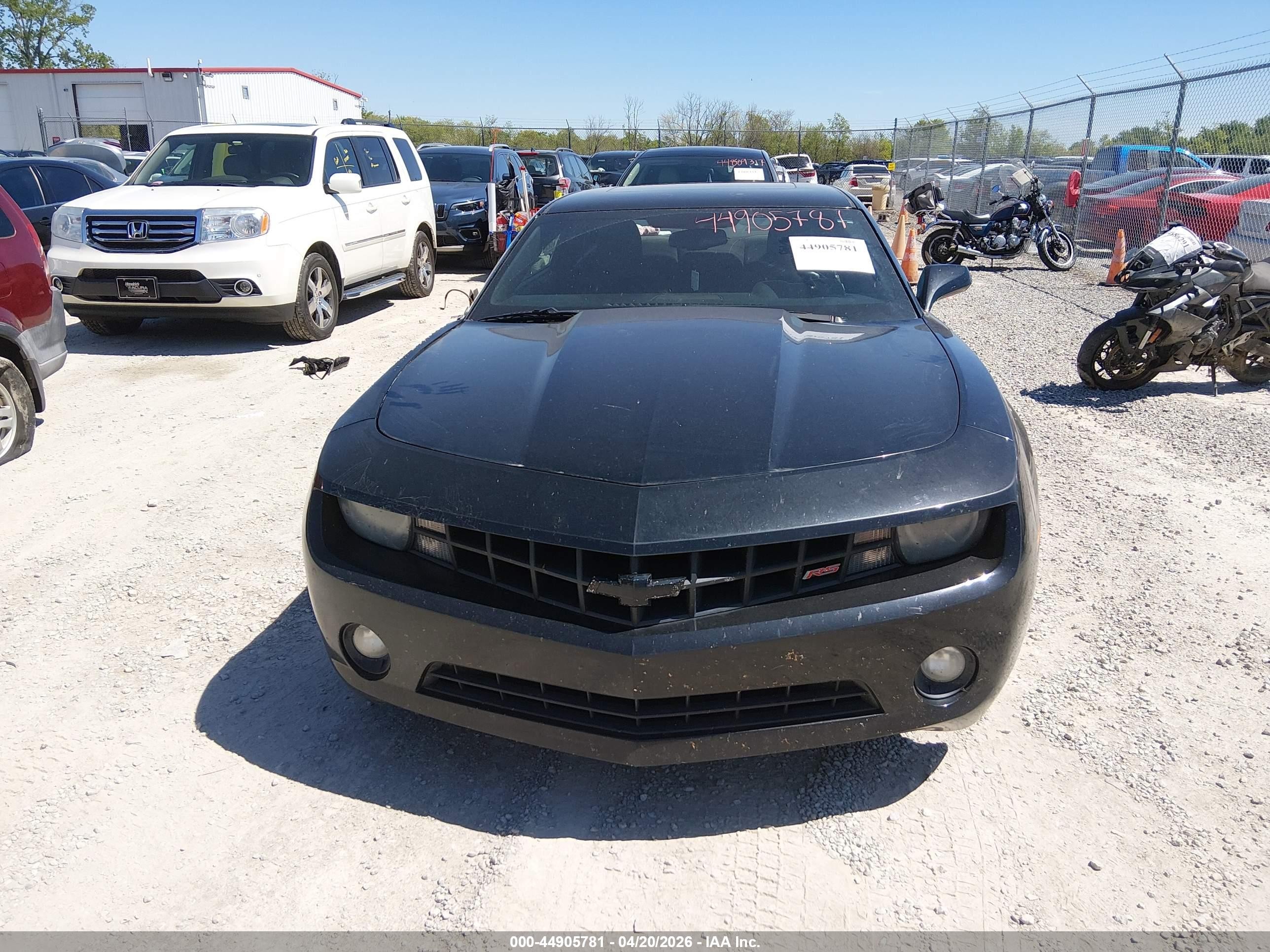 2011 Chevrolet Camaro 1lt Black vin: 2G1FB1ED7B9160819