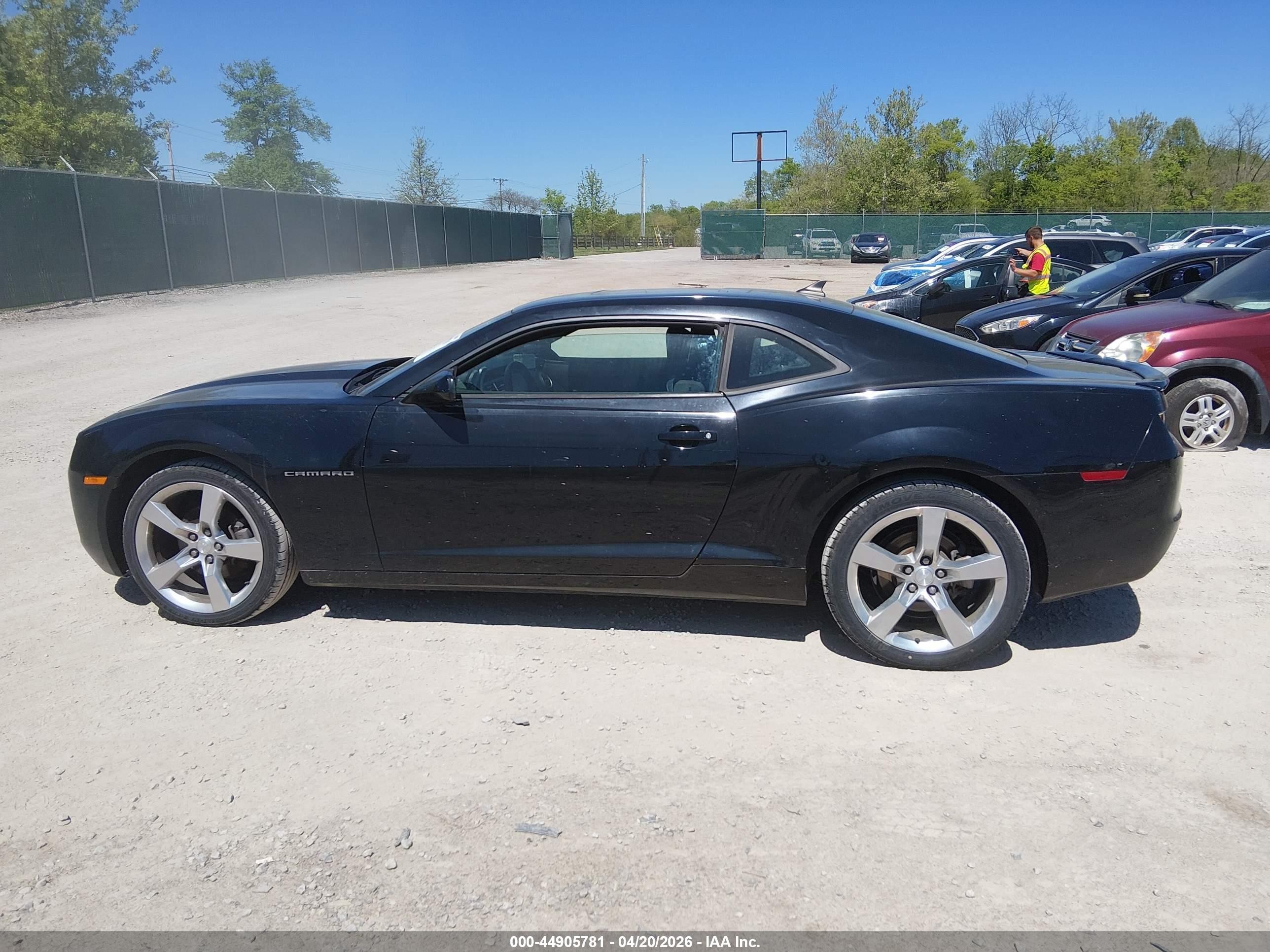 2011 Chevrolet Camaro 1lt Black vin: 2G1FB1ED7B9160819