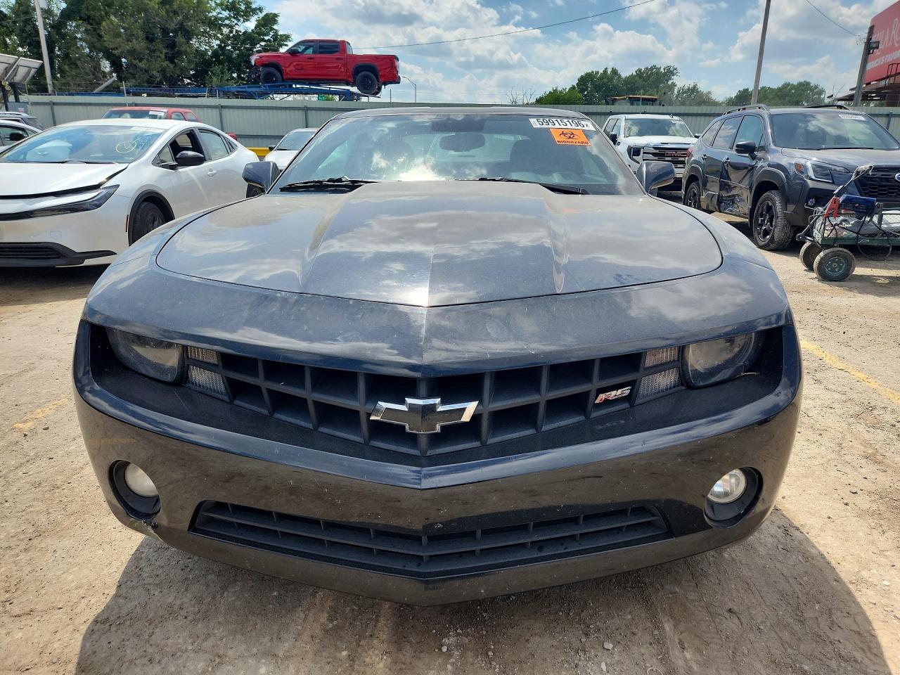 2011 Chevrolet Camaro Lt Black vin: 2G1FB1ED7B9168483