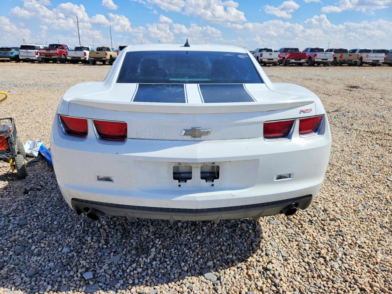 2011 Chevrolet Camaro Lt White vin: 2G1FB1ED8B9113427