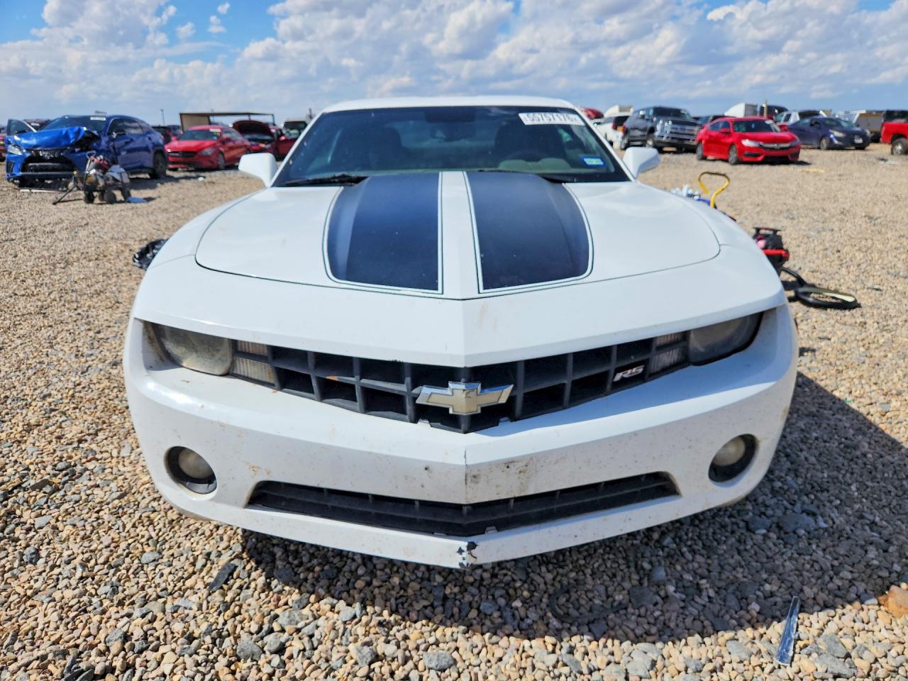 2011 Chevrolet Camaro Lt White vin: 2G1FB1ED8B9113427