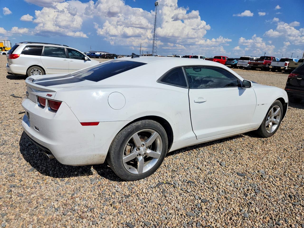 2011 Chevrolet Camaro Lt White vin: 2G1FB1ED8B9113427