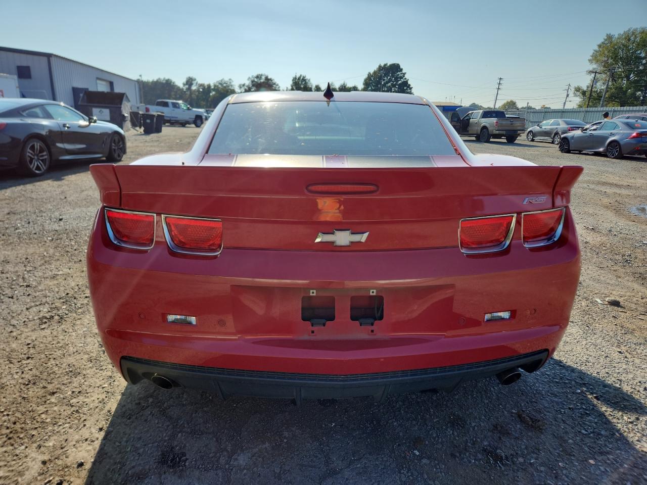2011 Chevrolet Camaro Lt Red vin: 2G1FB1ED8B9157475
