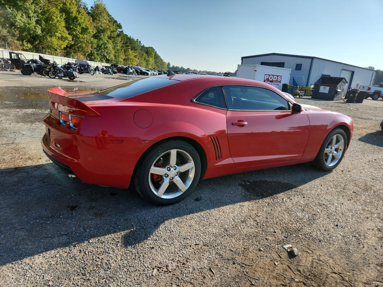 2011 Chevrolet Camaro Lt Red vin: 2G1FB1ED8B9157475