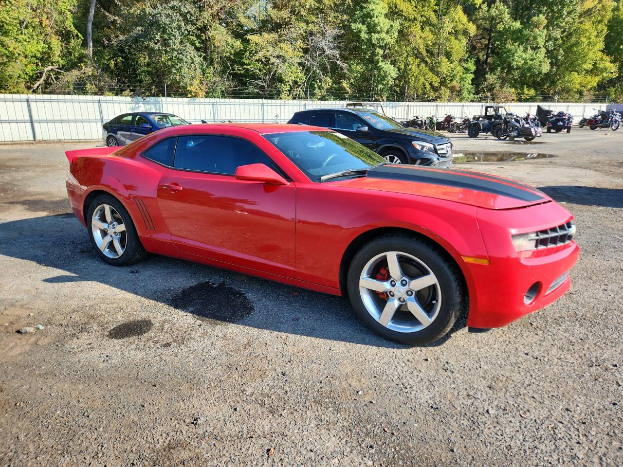 2011 Chevrolet Camaro Lt Red vin: 2G1FB1ED8B9157475