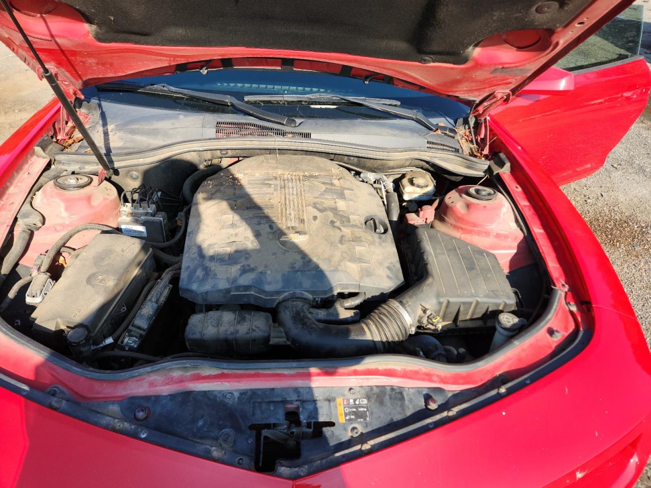2011 Chevrolet Camaro Lt Red vin: 2G1FB1ED8B9157475