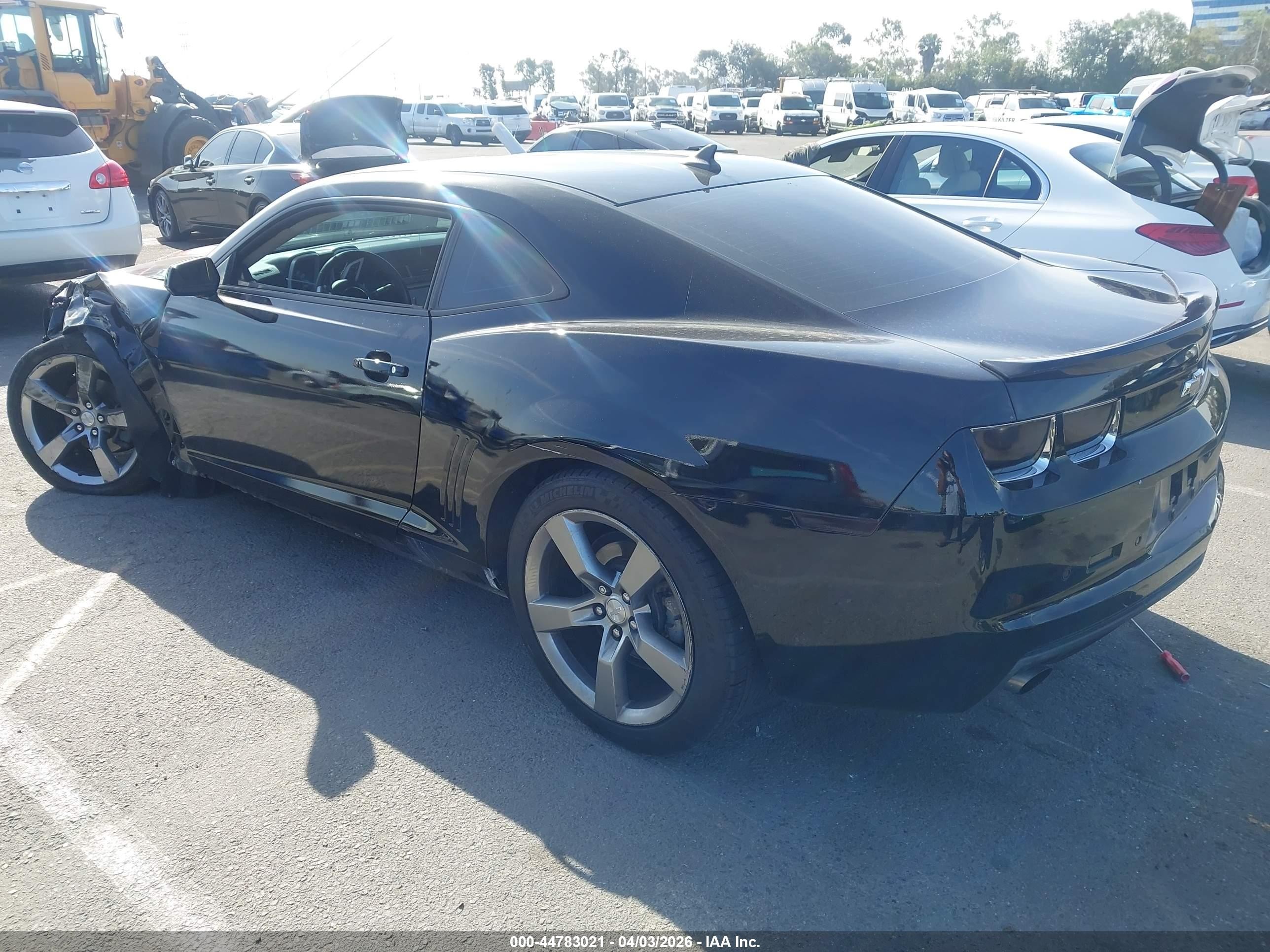 2011 Chevrolet Camaro 1lt Black vin: 2G1FB1ED8B9160568