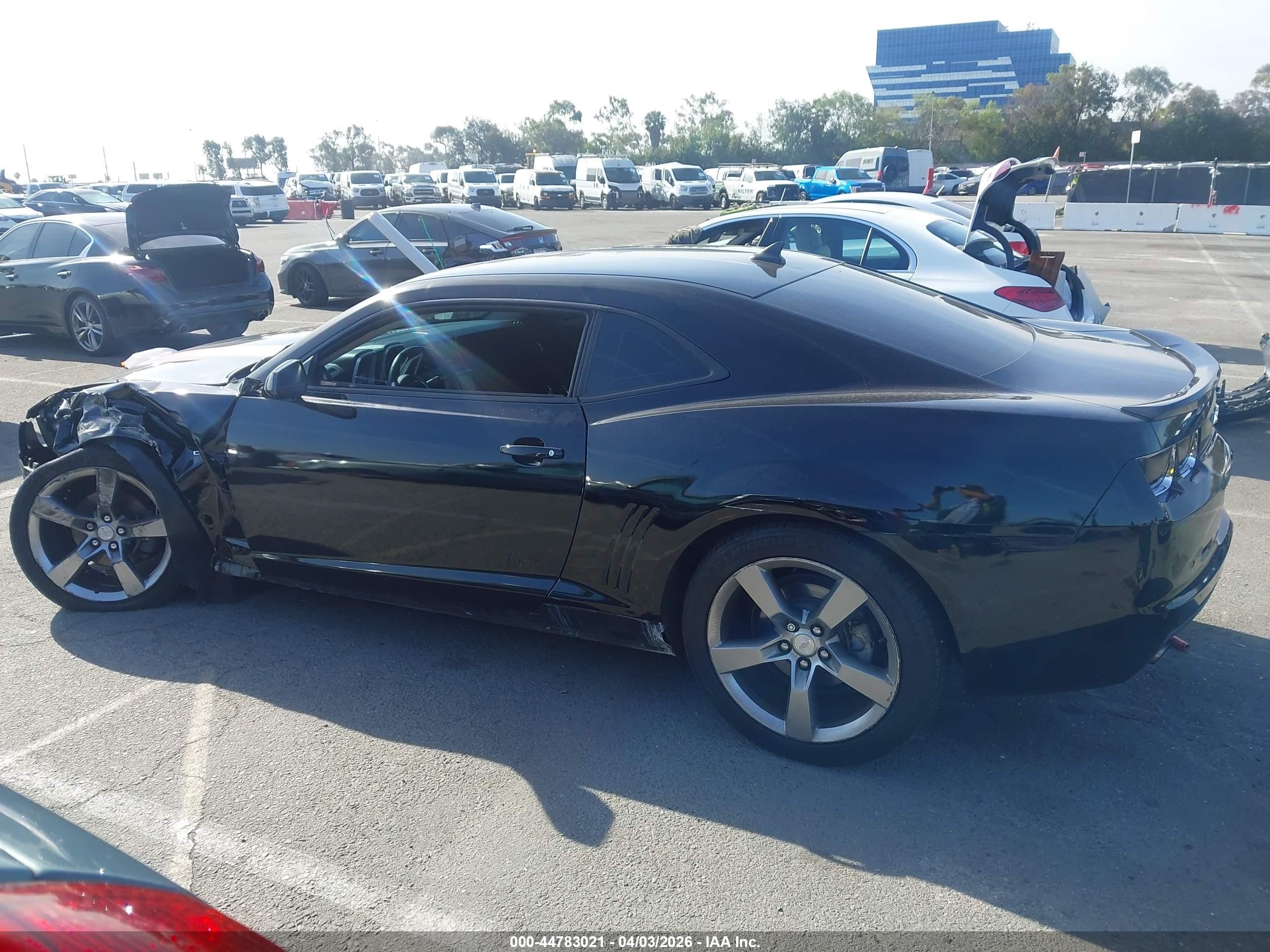 2011 Chevrolet Camaro 1lt Black vin: 2G1FB1ED8B9160568