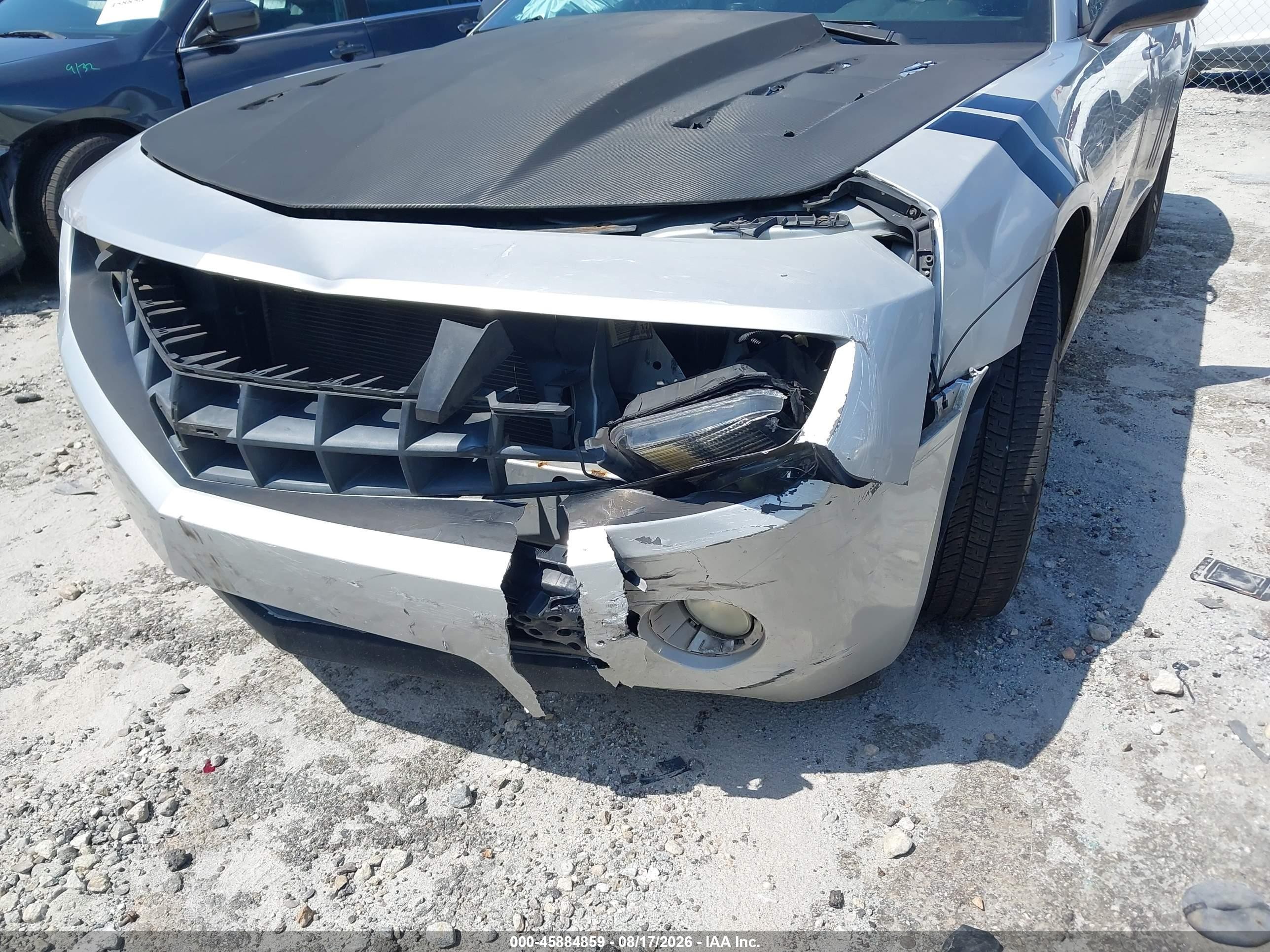 2011 Chevrolet Camaro 1lt Silver vin: 2G1FB1ED8B9190833