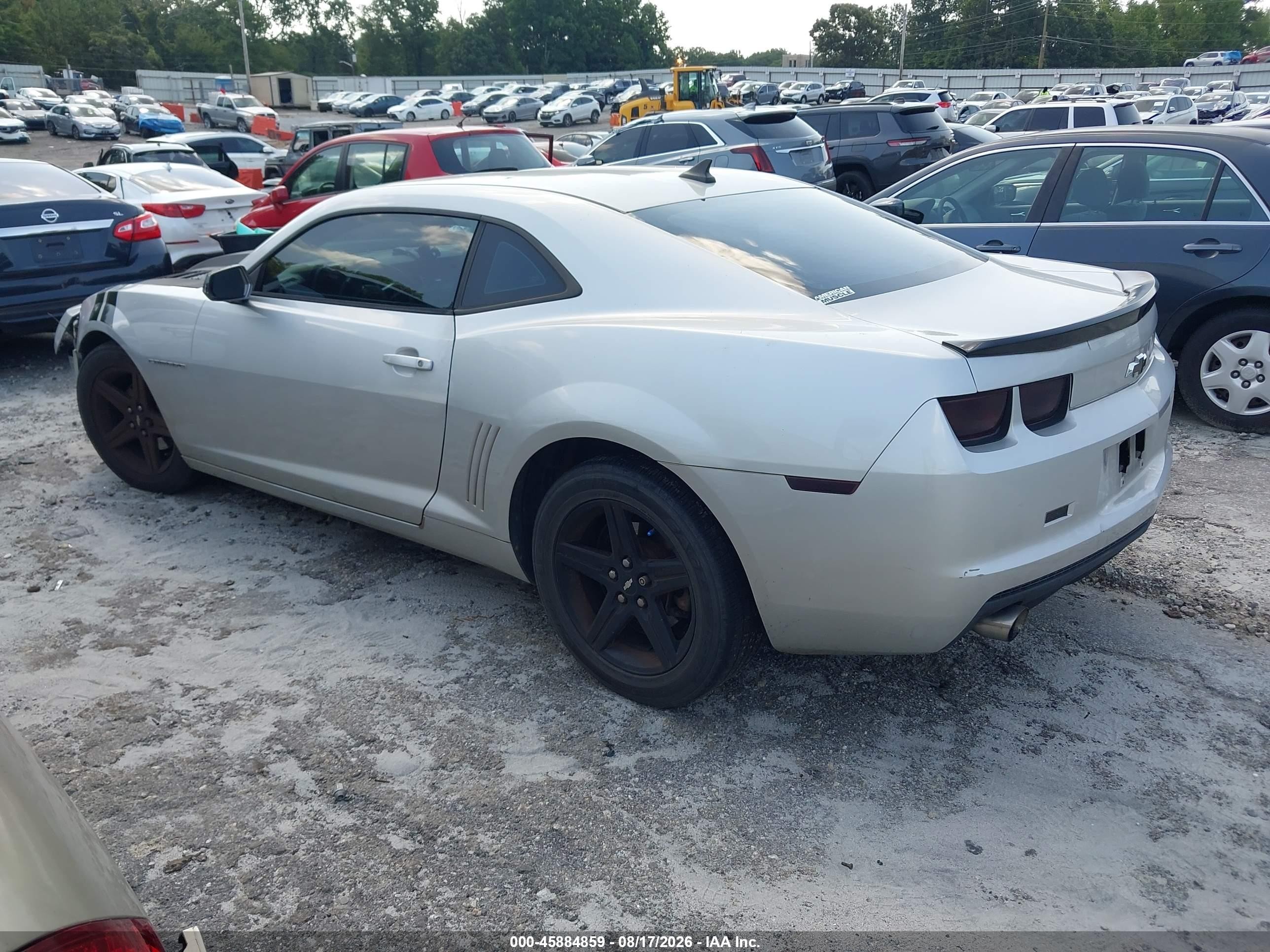 2011 Chevrolet Camaro 1lt Silver vin: 2G1FB1ED8B9190833