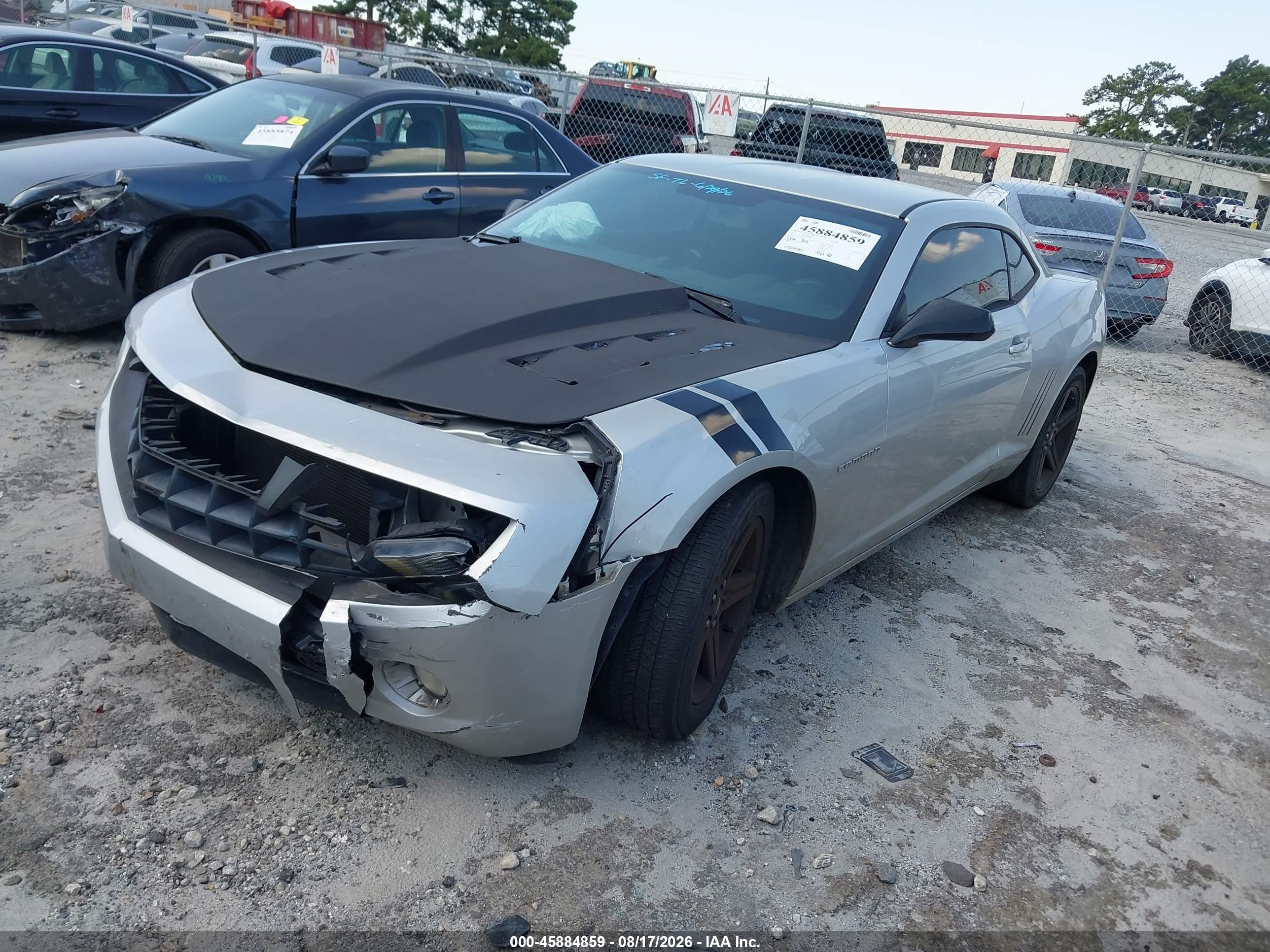 2011 Chevrolet Camaro 1lt Silver vin: 2G1FB1ED8B9190833