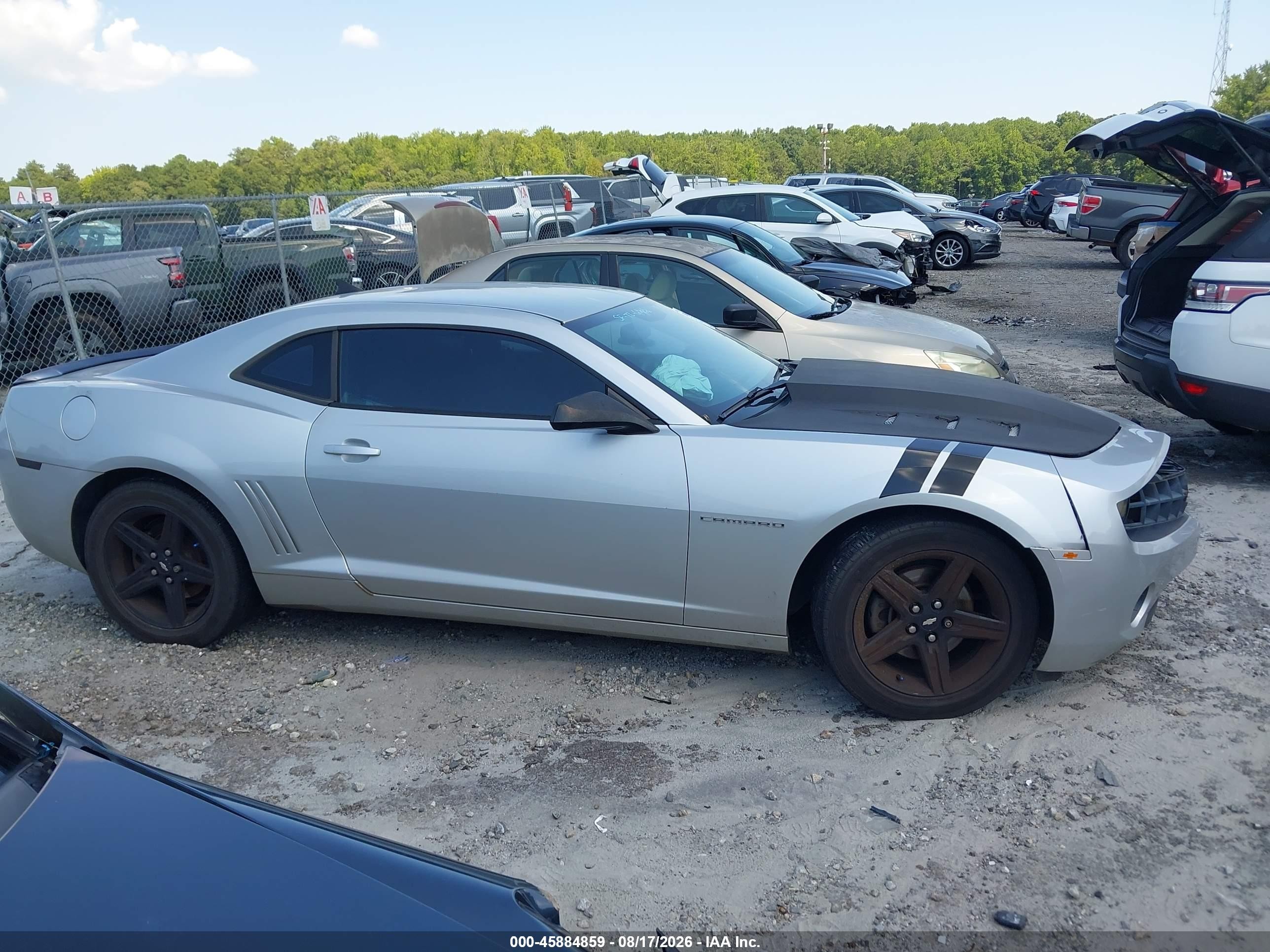 2011 Chevrolet Camaro 1lt Silver vin: 2G1FB1ED8B9190833