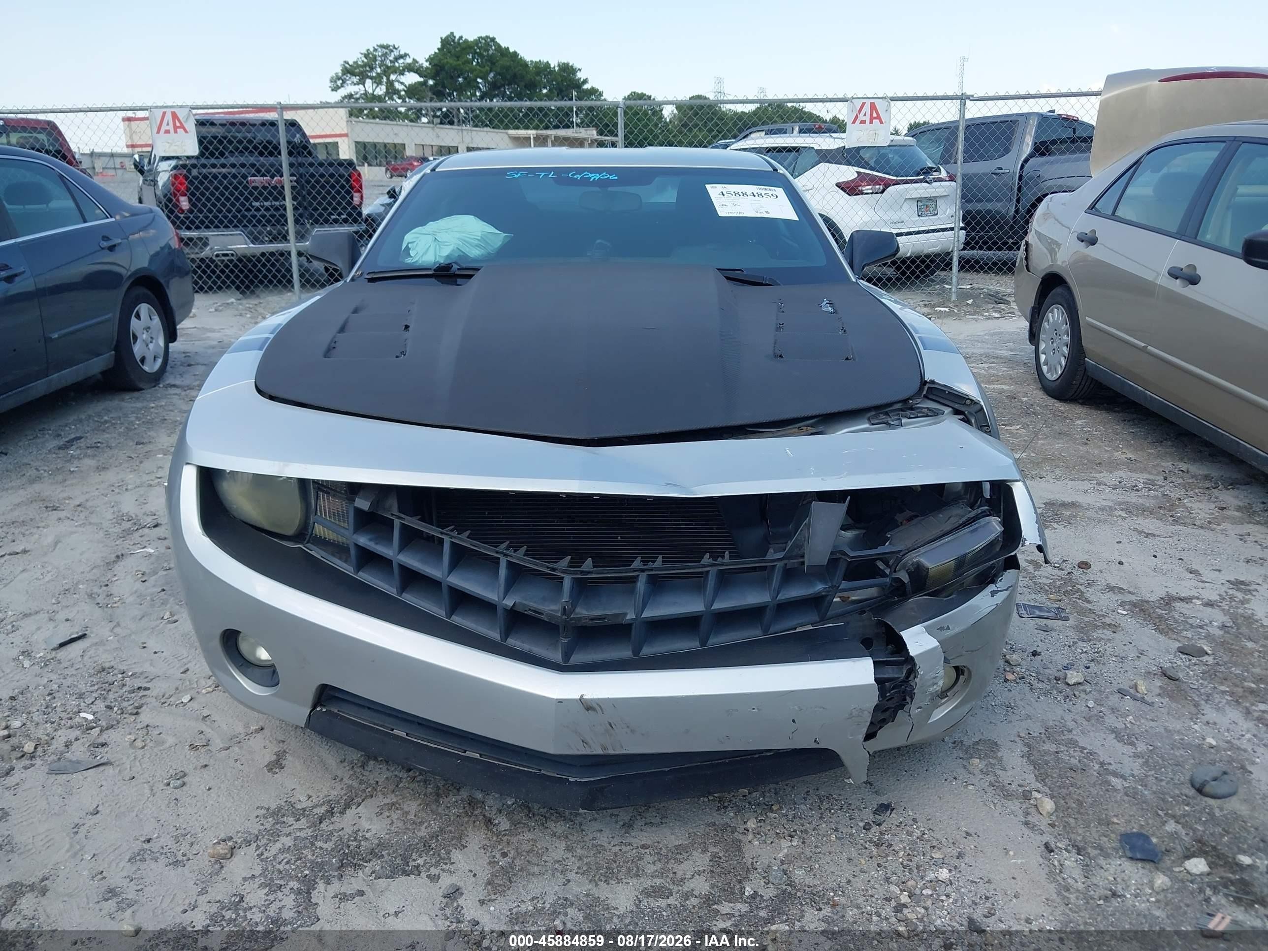 2011 Chevrolet Camaro 1lt Silver vin: 2G1FB1ED8B9190833