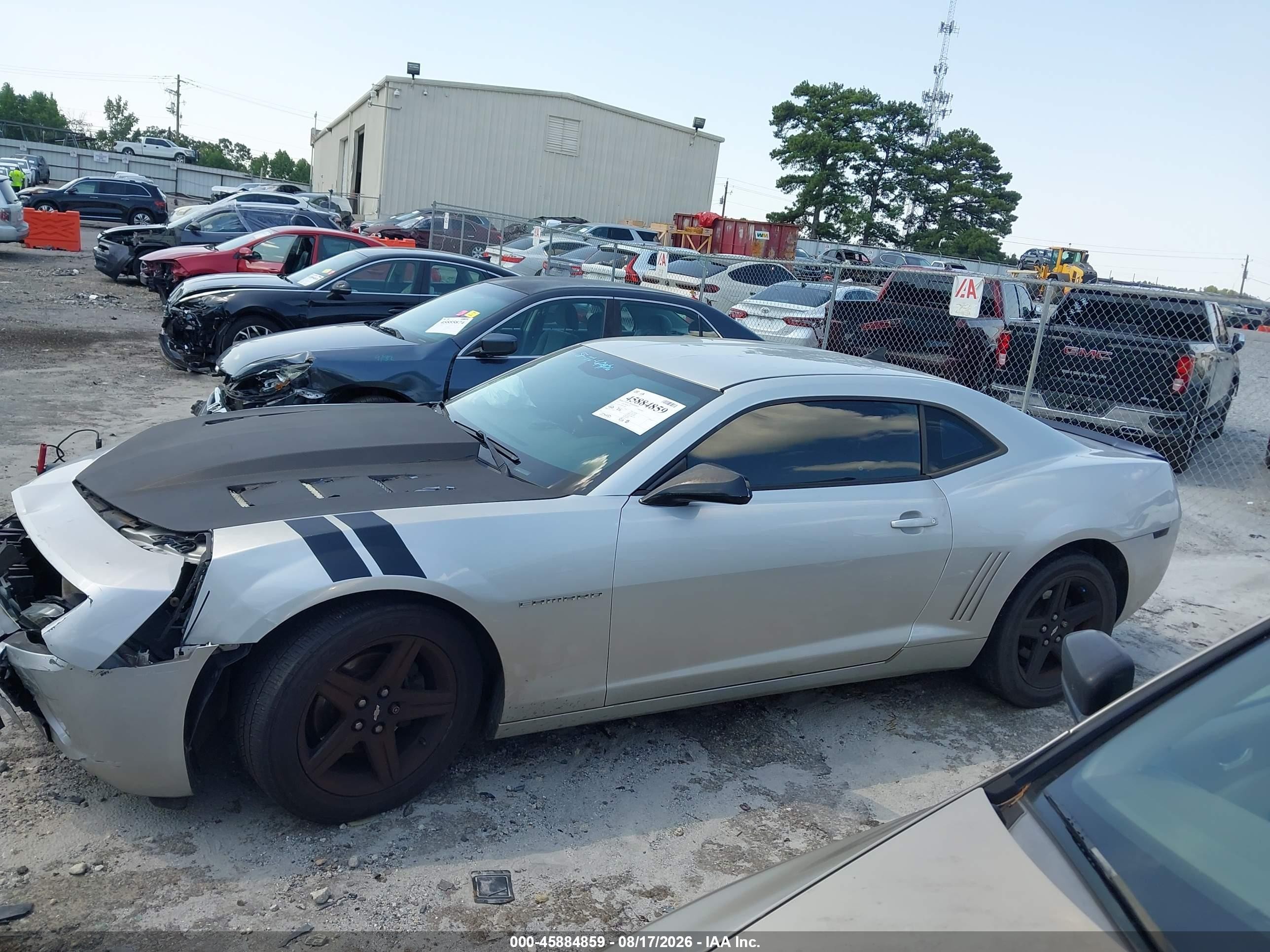 2011 Chevrolet Camaro 1lt Silver vin: 2G1FB1ED8B9190833