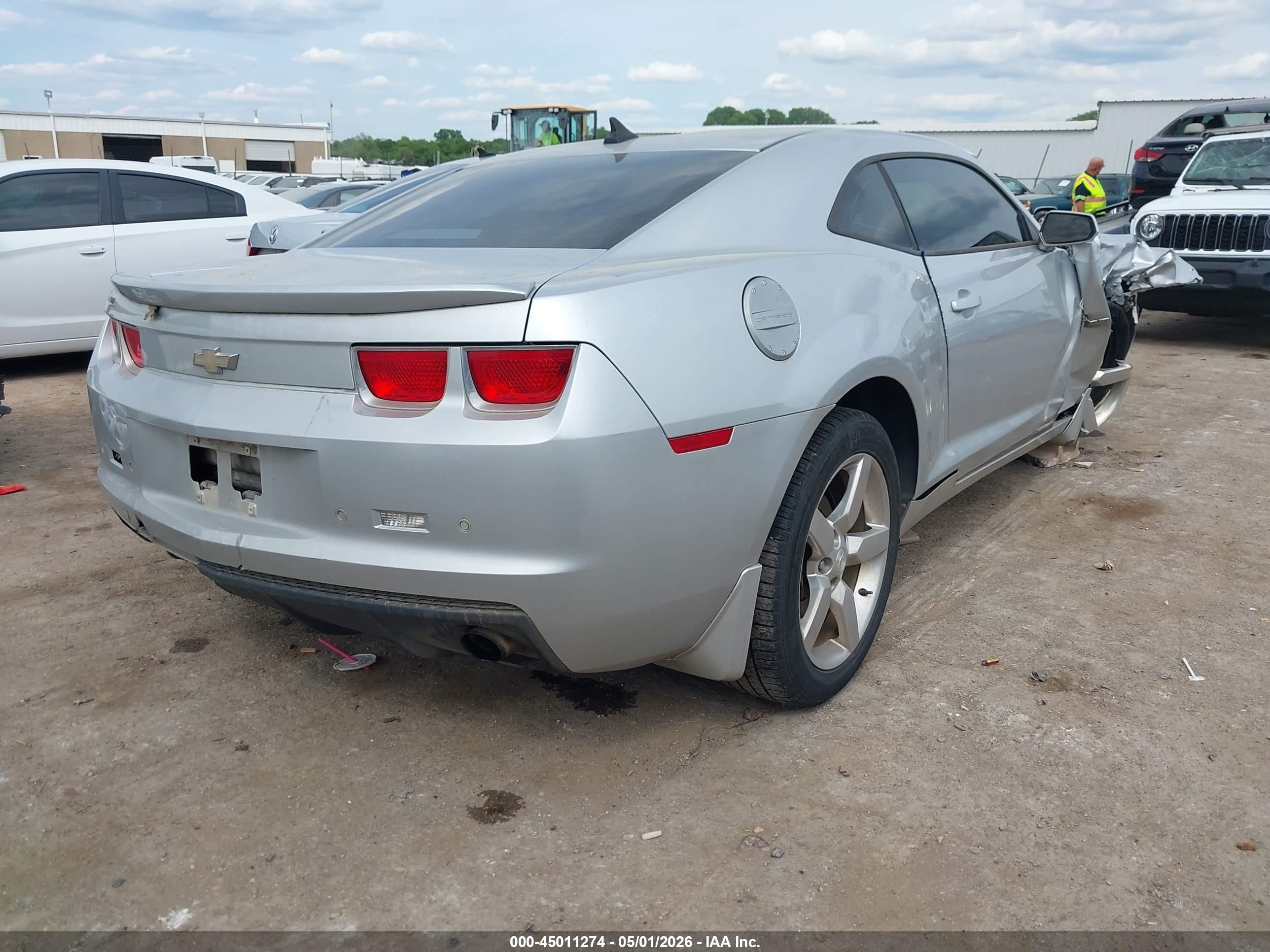 2011 Chevrolet Camaro 1lt Silver vin: 2G1FB1ED9B9146999