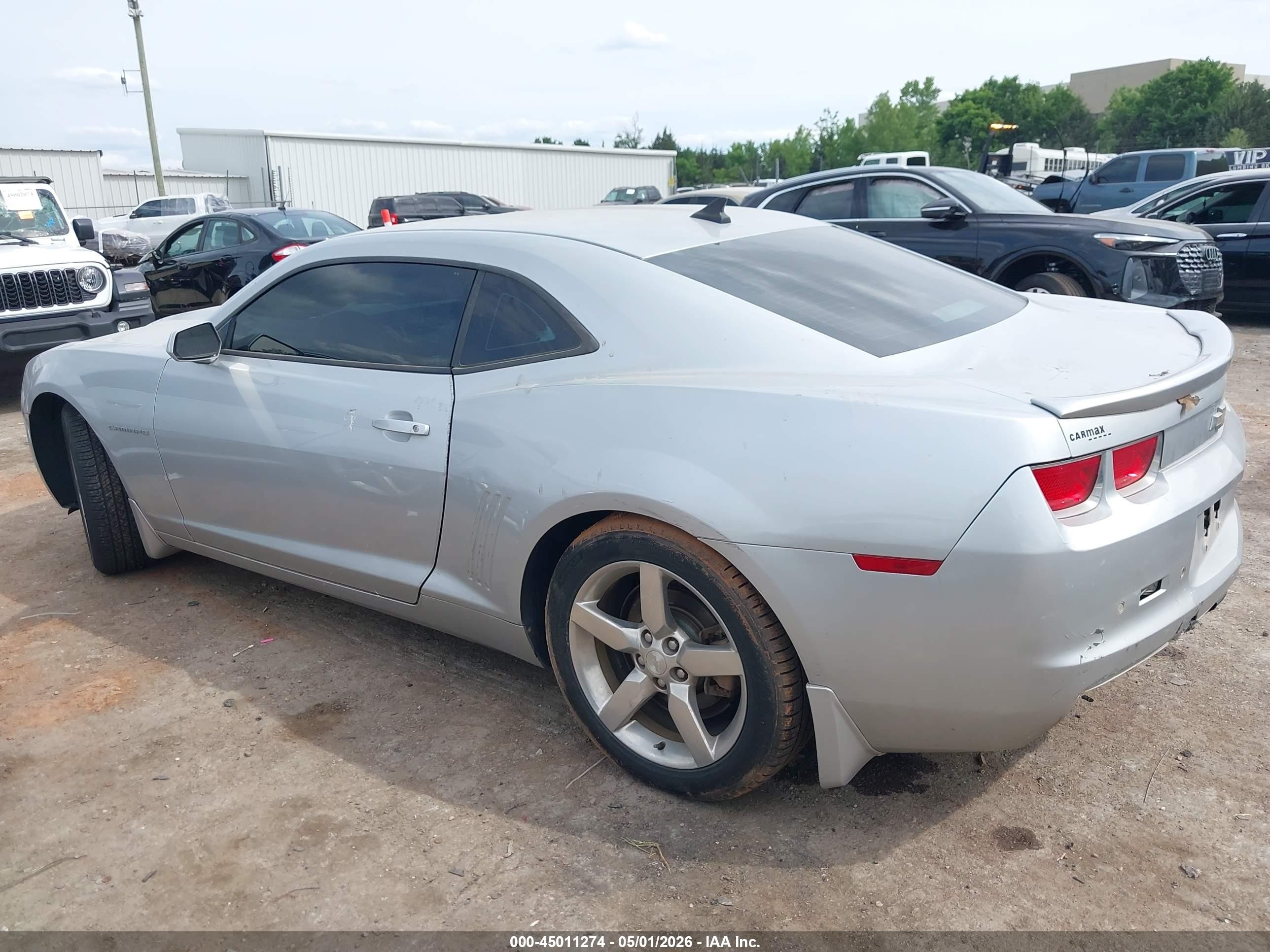 2011 Chevrolet Camaro 1lt Silver vin: 2G1FB1ED9B9146999