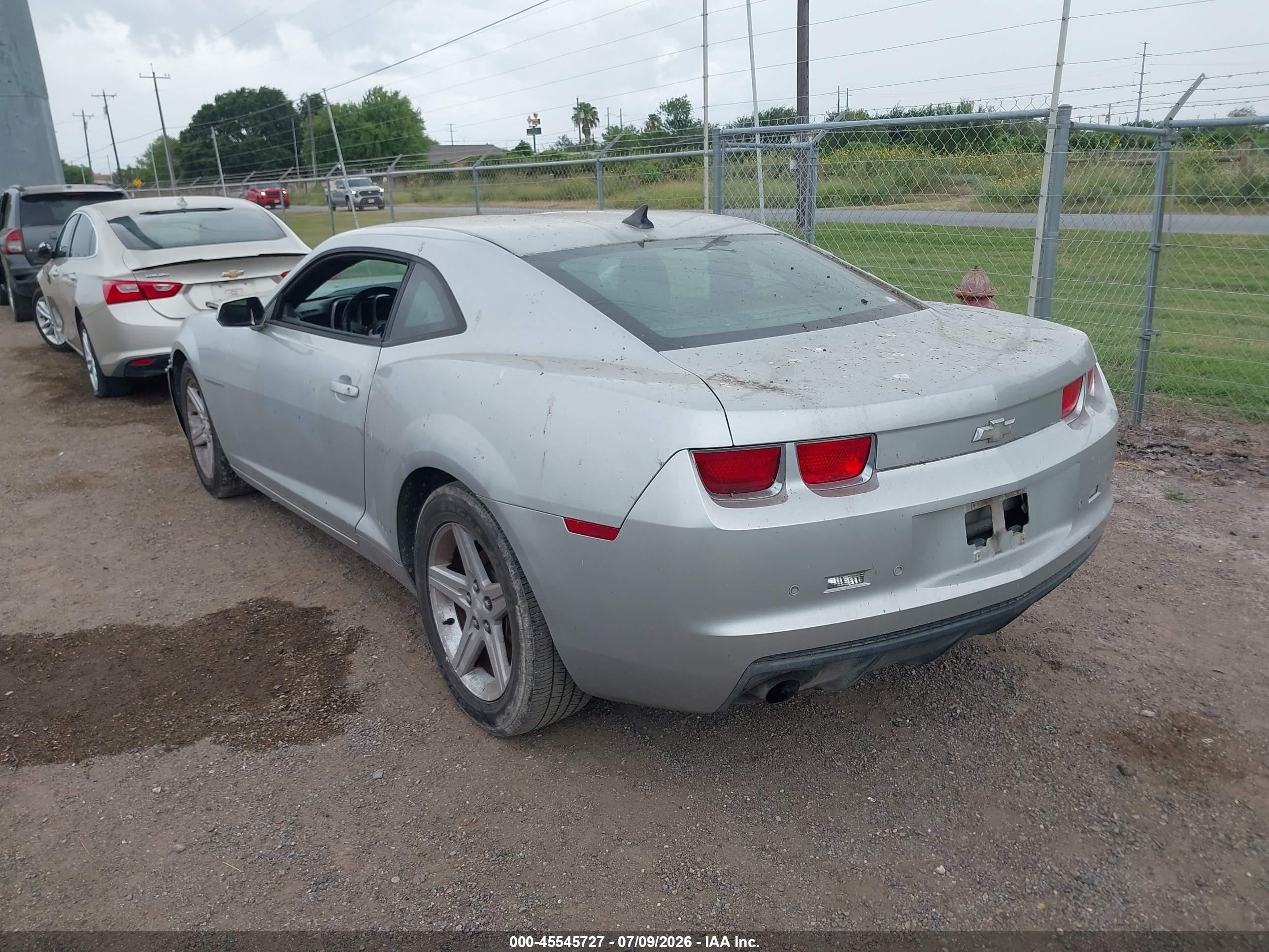 2011 Chevrolet Camaro 1lt Silver vin: 2G1FB1ED9B9149465