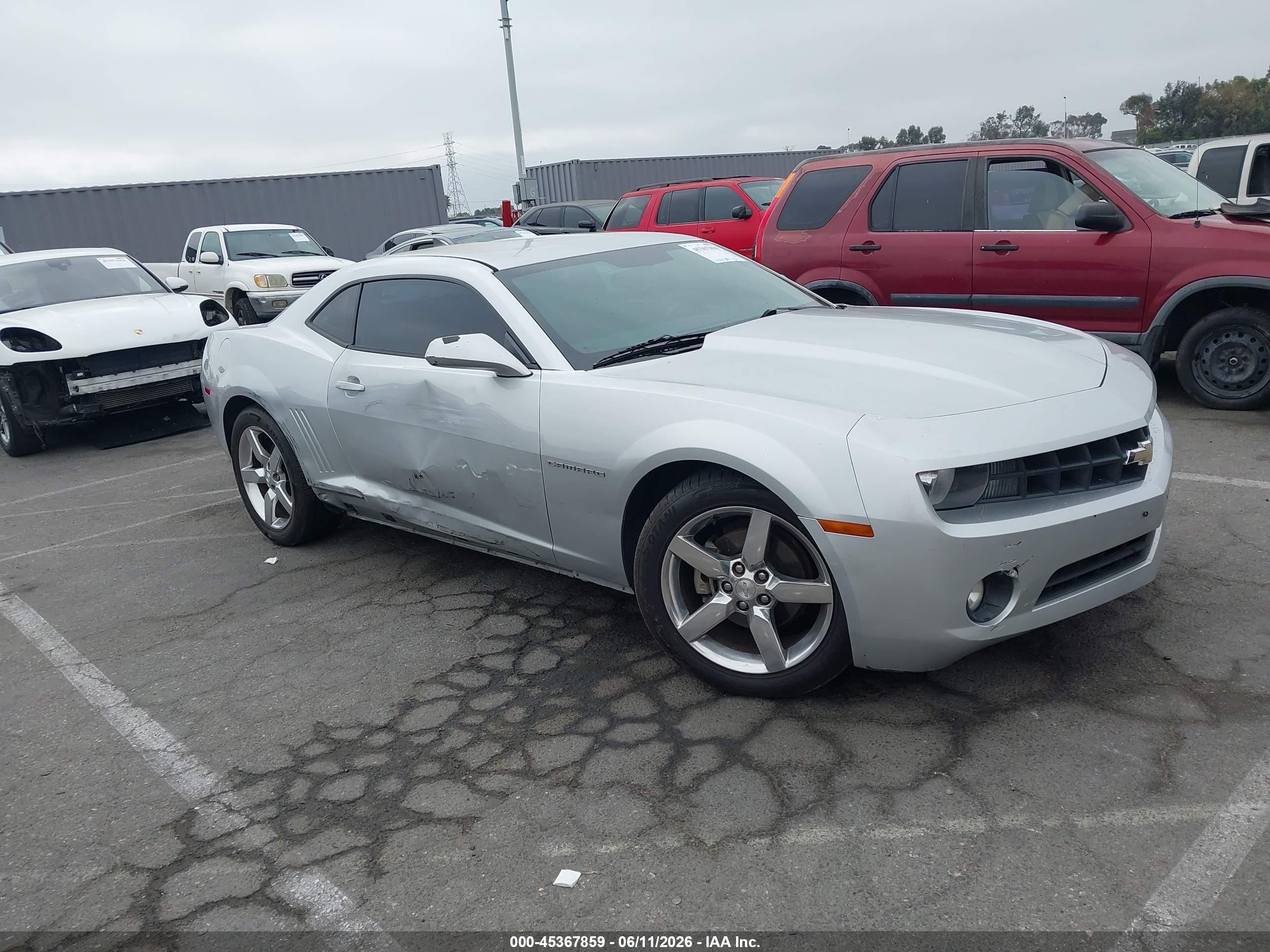 2011 Chevrolet Camaro 1lt Silver vin: 2G1FB1ED9B9161521