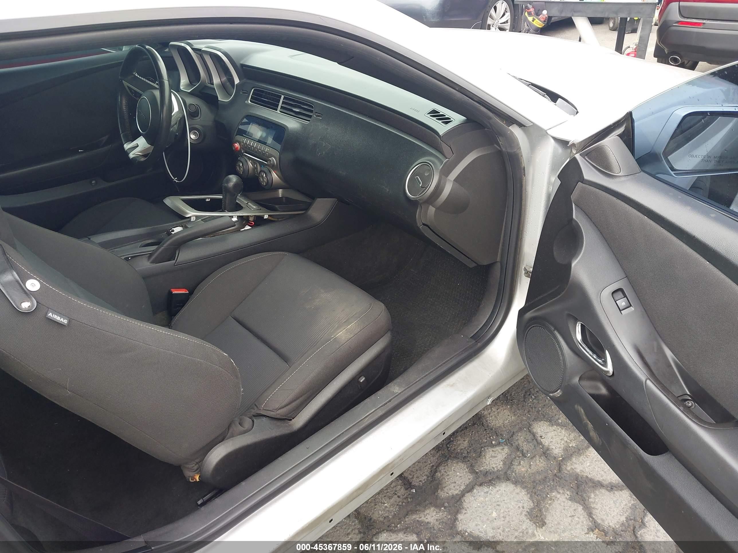 2011 Chevrolet Camaro 1lt Silver vin: 2G1FB1ED9B9161521