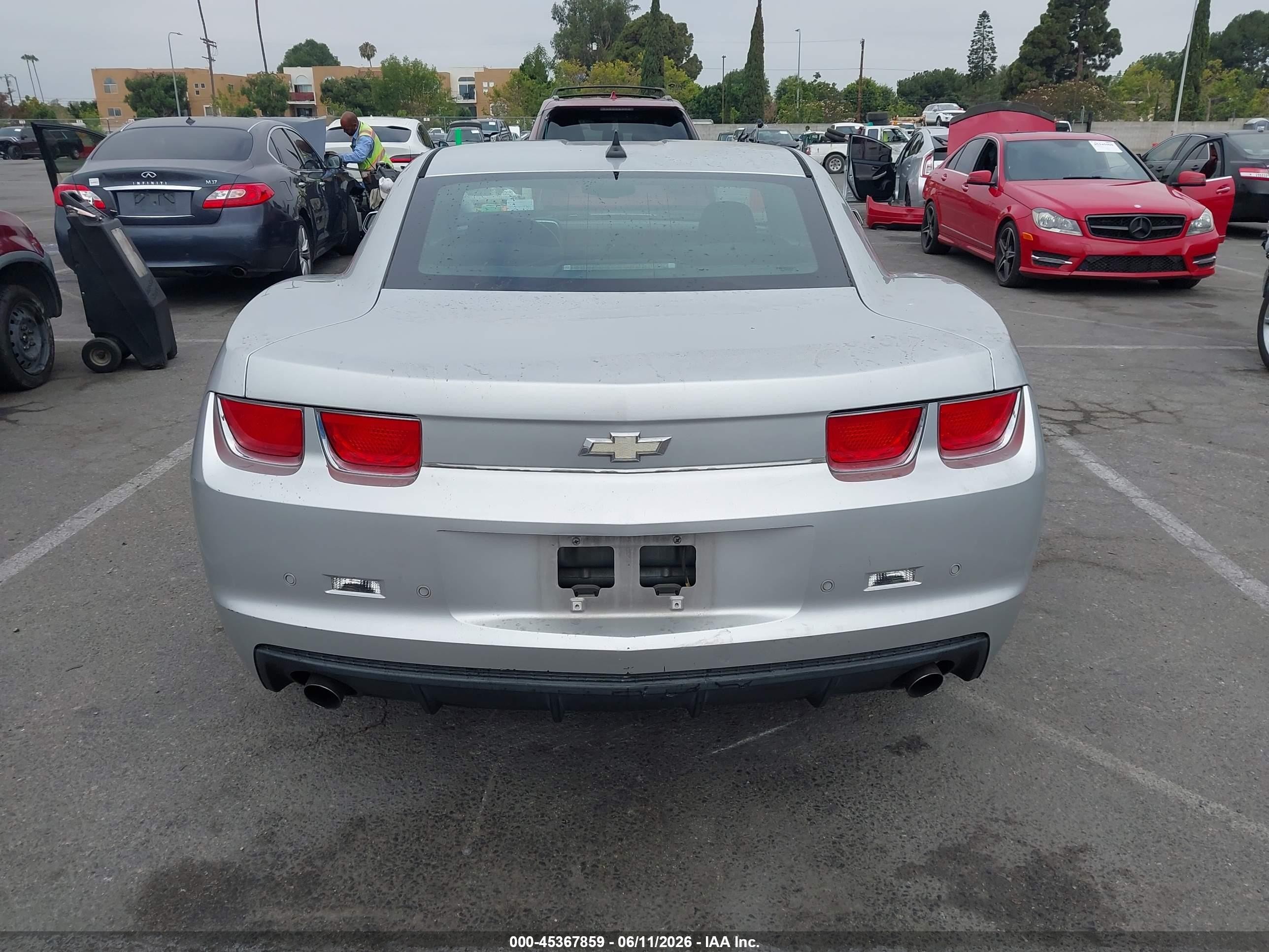 2011 Chevrolet Camaro 1lt Silver vin: 2G1FB1ED9B9161521