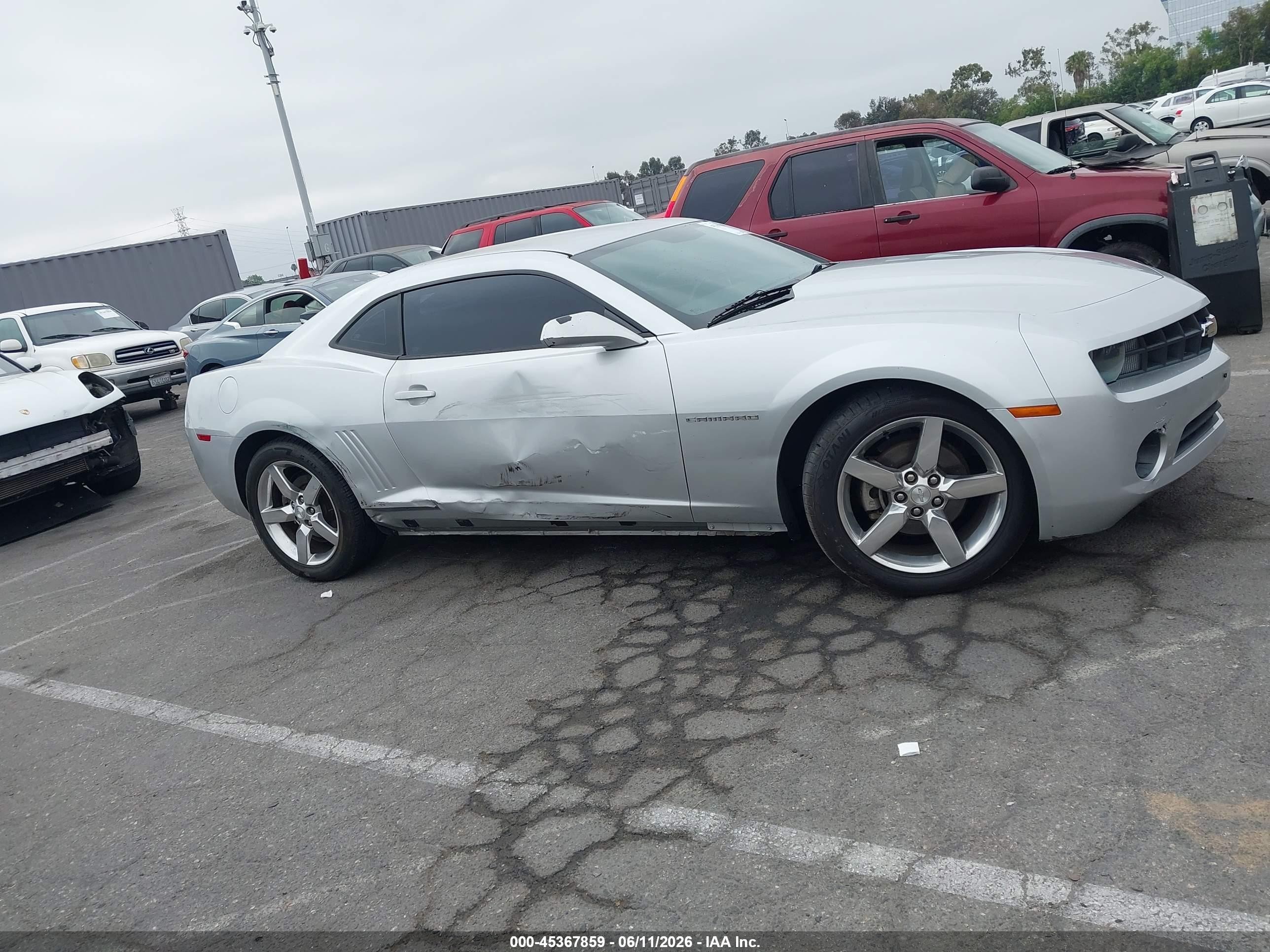 2011 Chevrolet Camaro 1lt Silver vin: 2G1FB1ED9B9161521