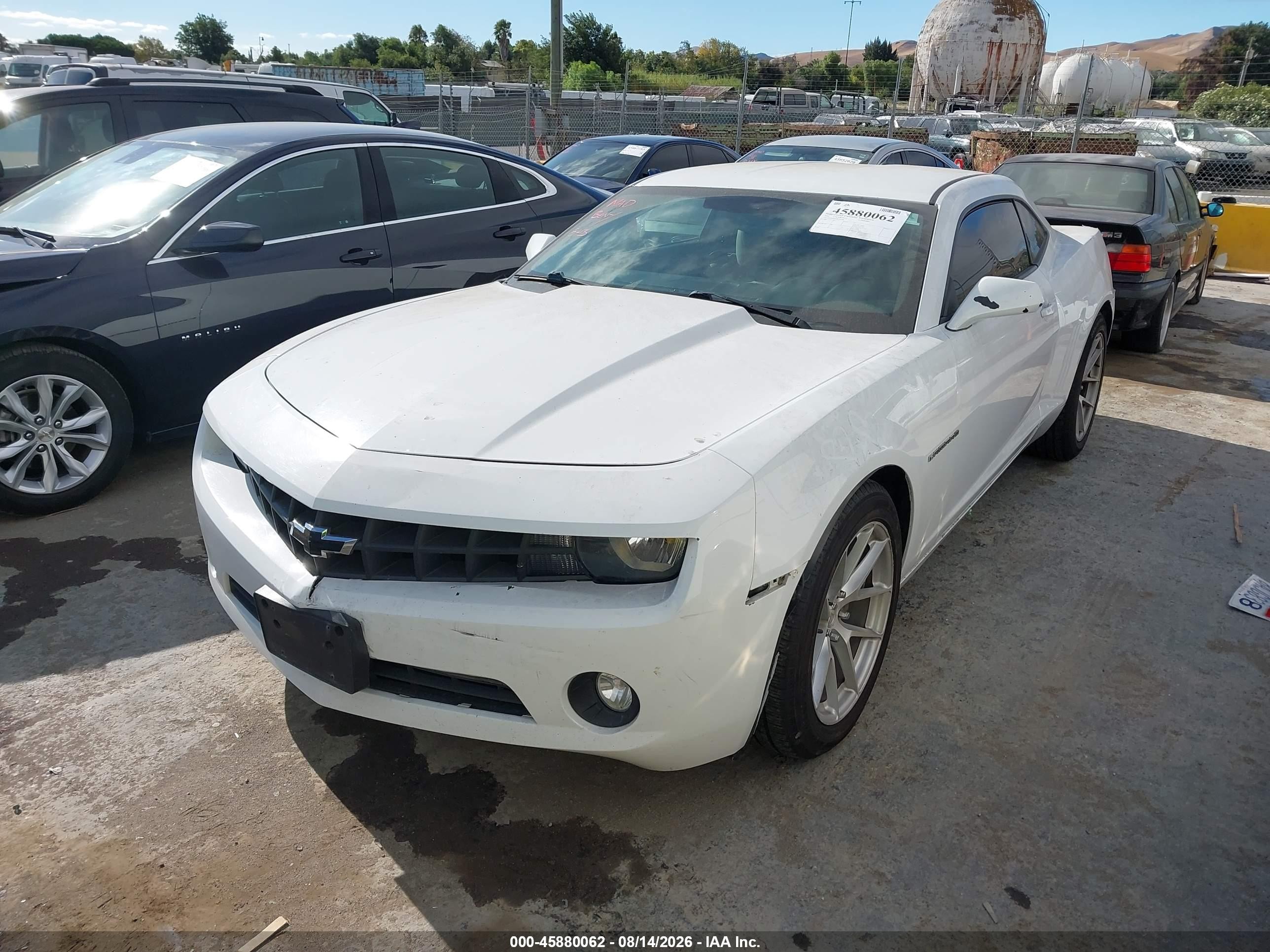 2011 Chevrolet Camaro 1lt White vin: 2G1FB1ED9B9165200