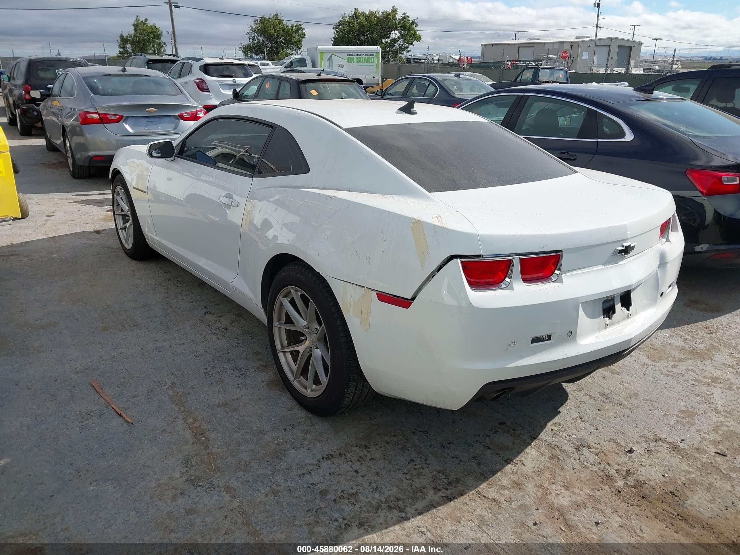 2011 Chevrolet Camaro 1lt White vin: 2G1FB1ED9B9165200
