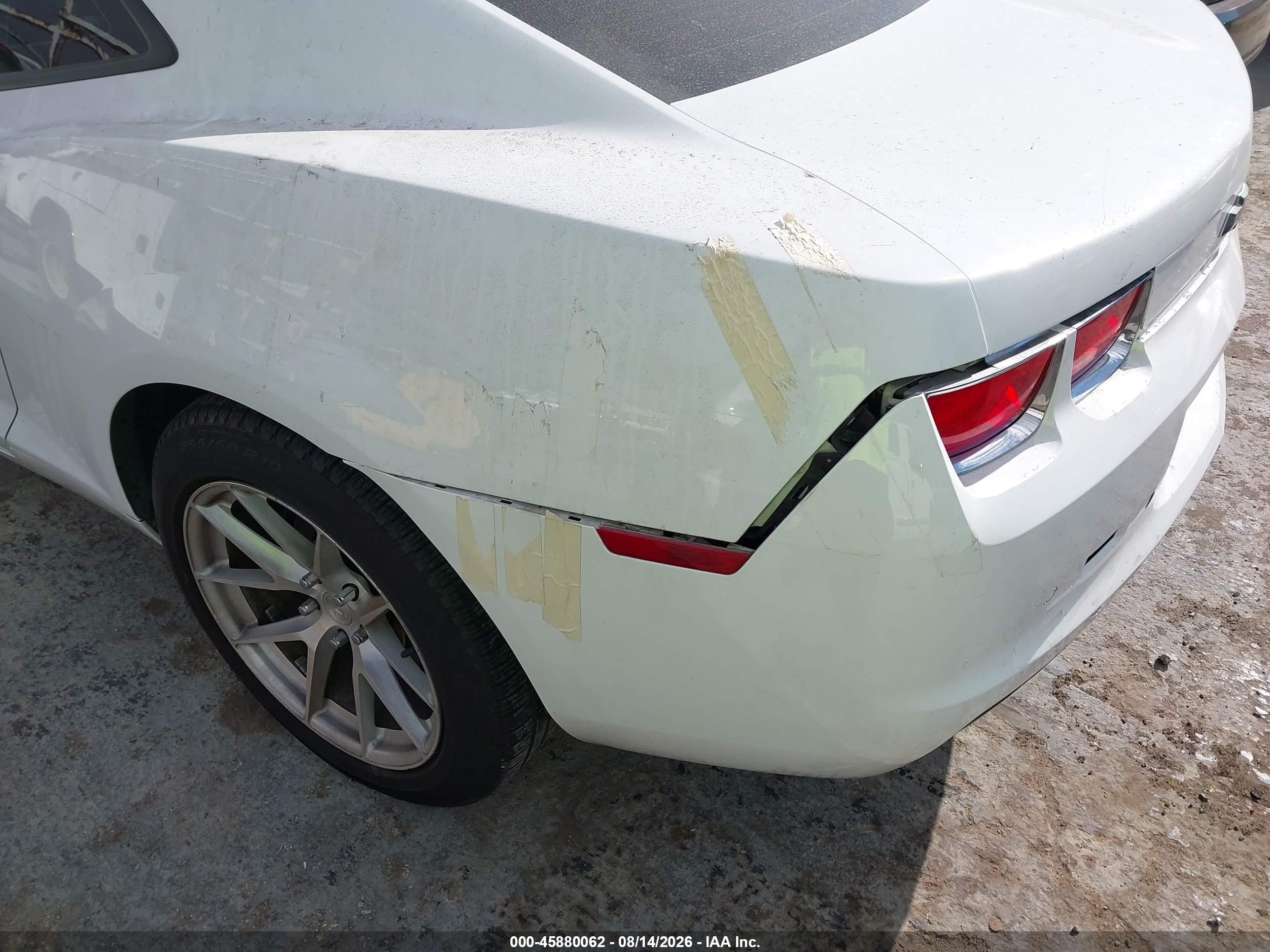2011 Chevrolet Camaro 1lt White vin: 2G1FB1ED9B9165200
