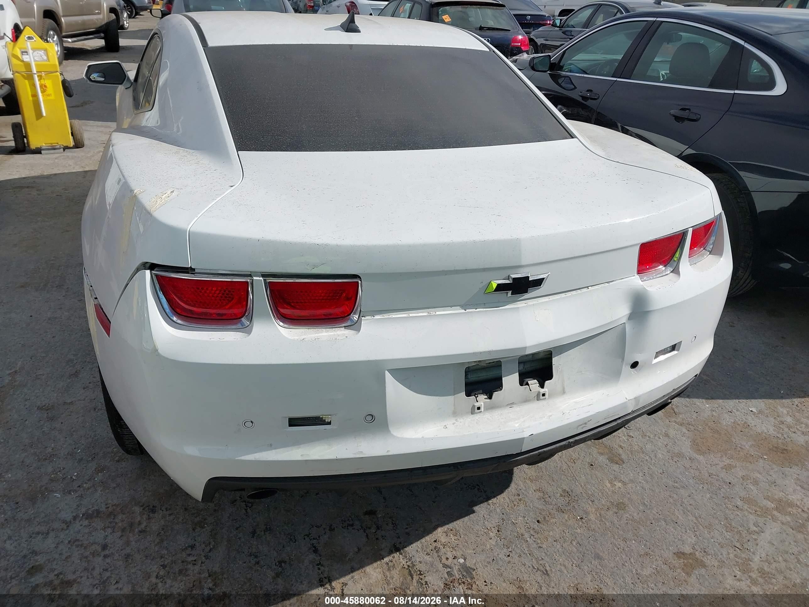 2011 Chevrolet Camaro 1lt White vin: 2G1FB1ED9B9165200