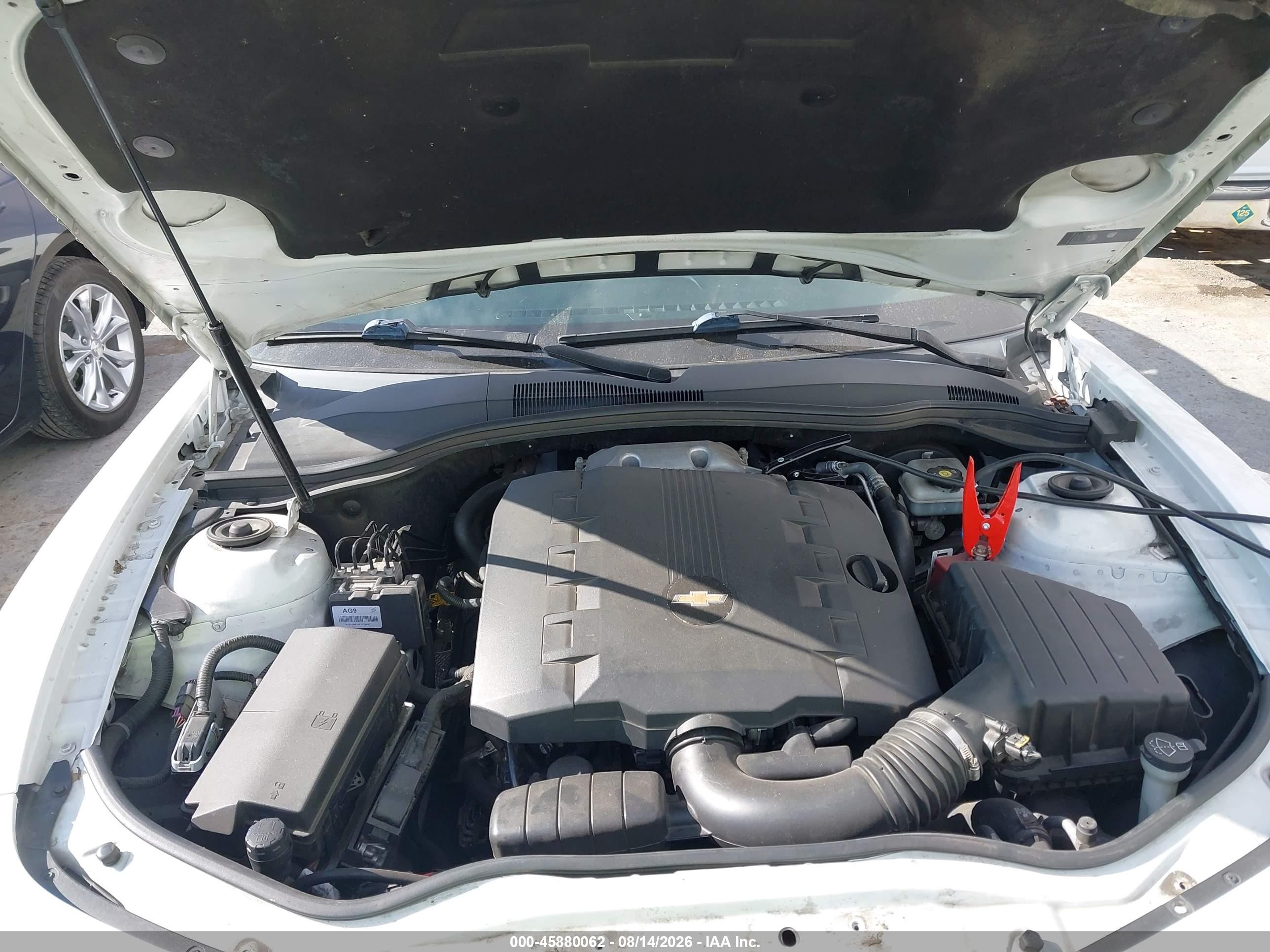 2011 Chevrolet Camaro 1lt White vin: 2G1FB1ED9B9165200