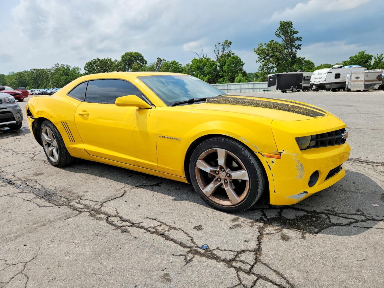 2011 Chevrolet Camaro Lt Желтый vin: 2G1FB1ED9B9209518
