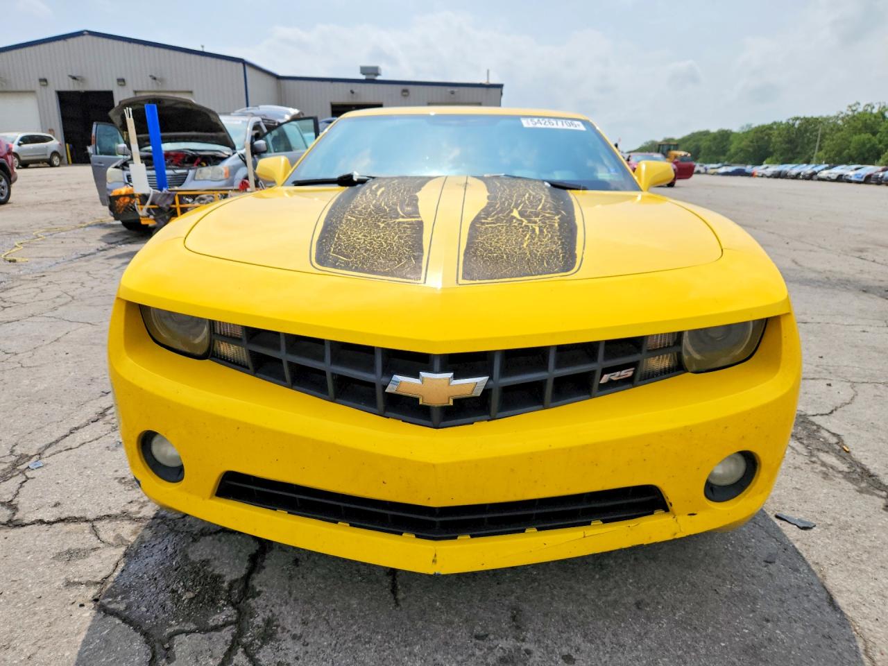 2011 Chevrolet Camaro Lt Желтый vin: 2G1FB1ED9B9209518
