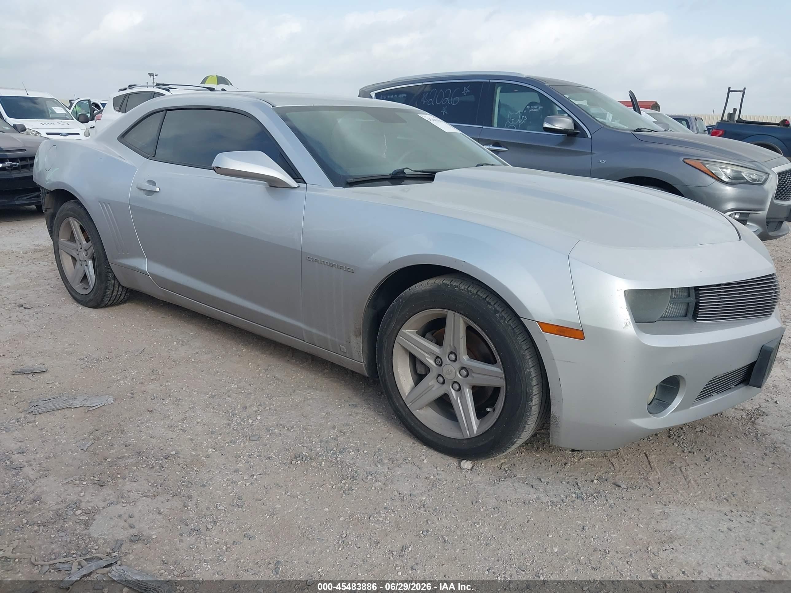 2010 Chevrolet Camaro 1lt Silver vin: 2G1FB1EV0A9122677