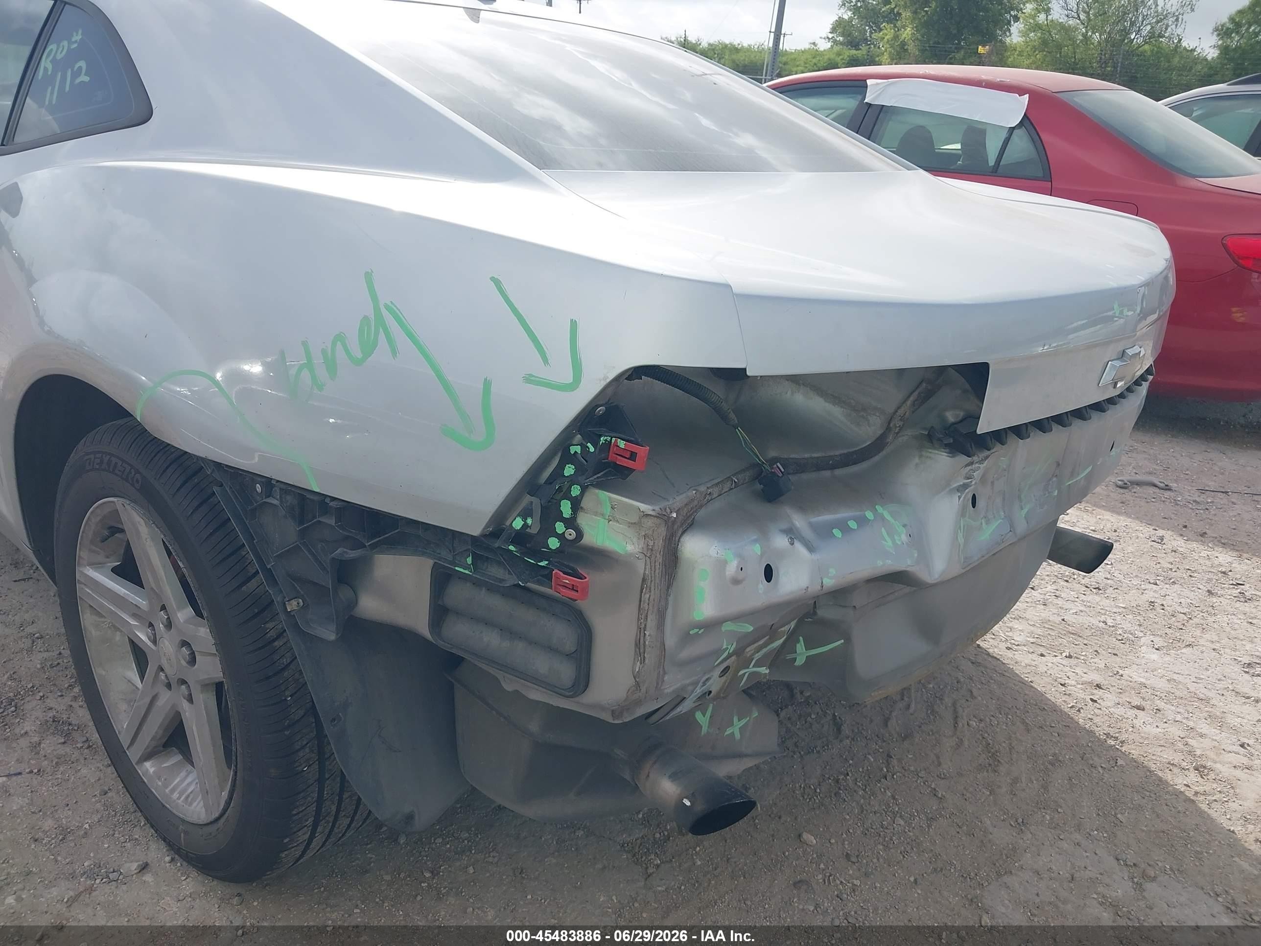 2010 Chevrolet Camaro 1lt Silver vin: 2G1FB1EV0A9122677
