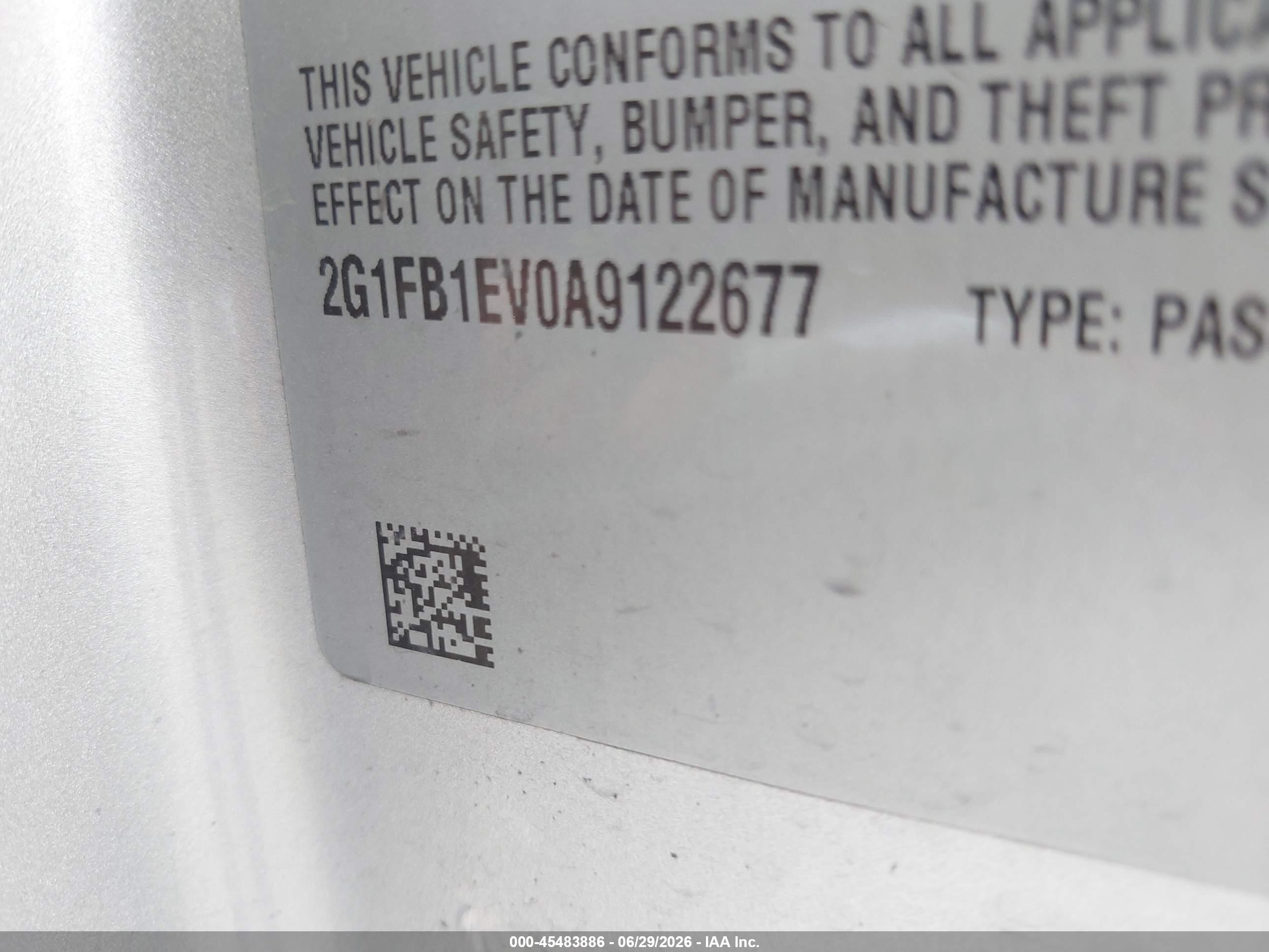 2010 Chevrolet Camaro 1lt Silver vin: 2G1FB1EV0A9122677