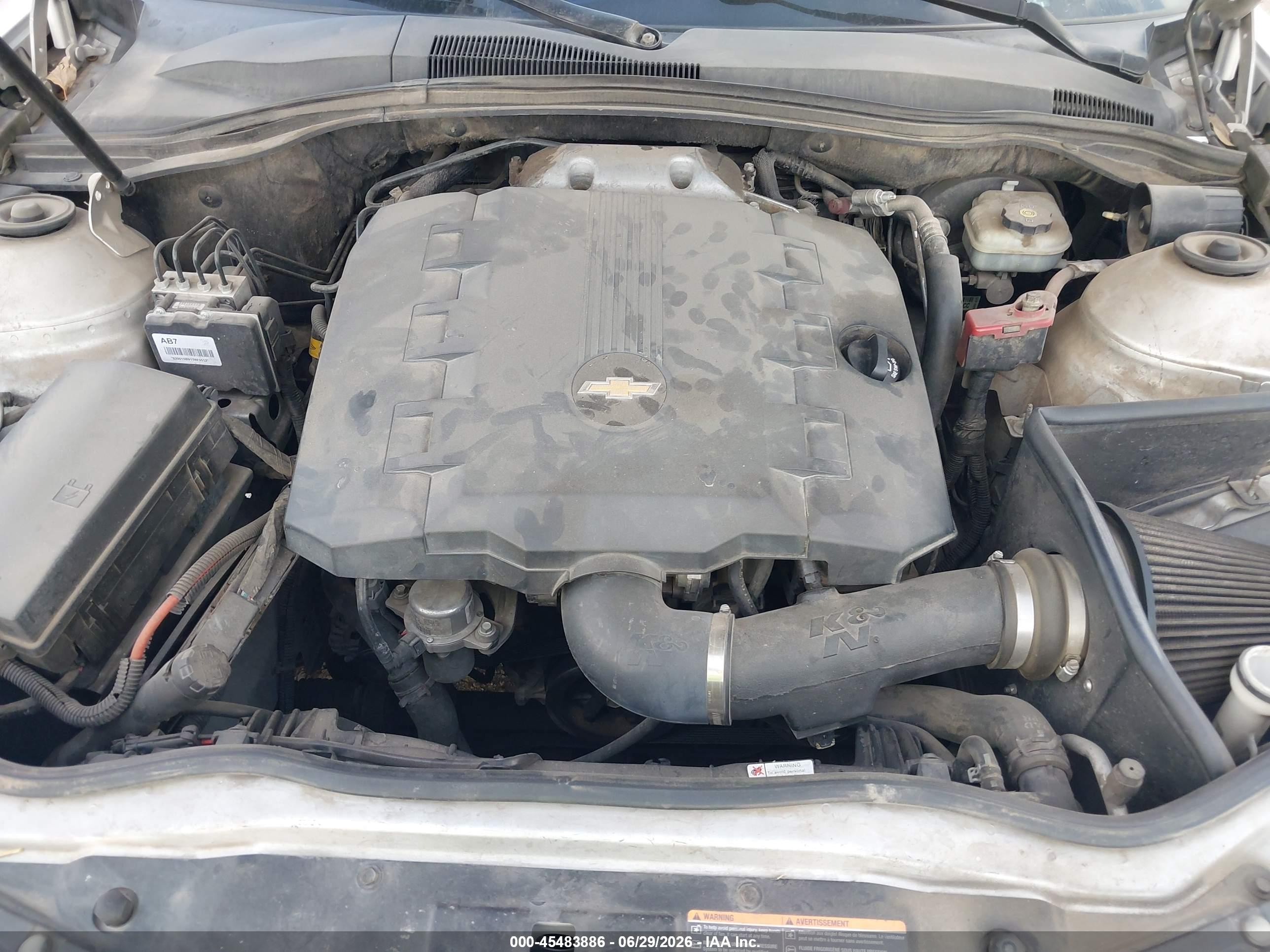 2010 Chevrolet Camaro 1lt Silver vin: 2G1FB1EV0A9122677