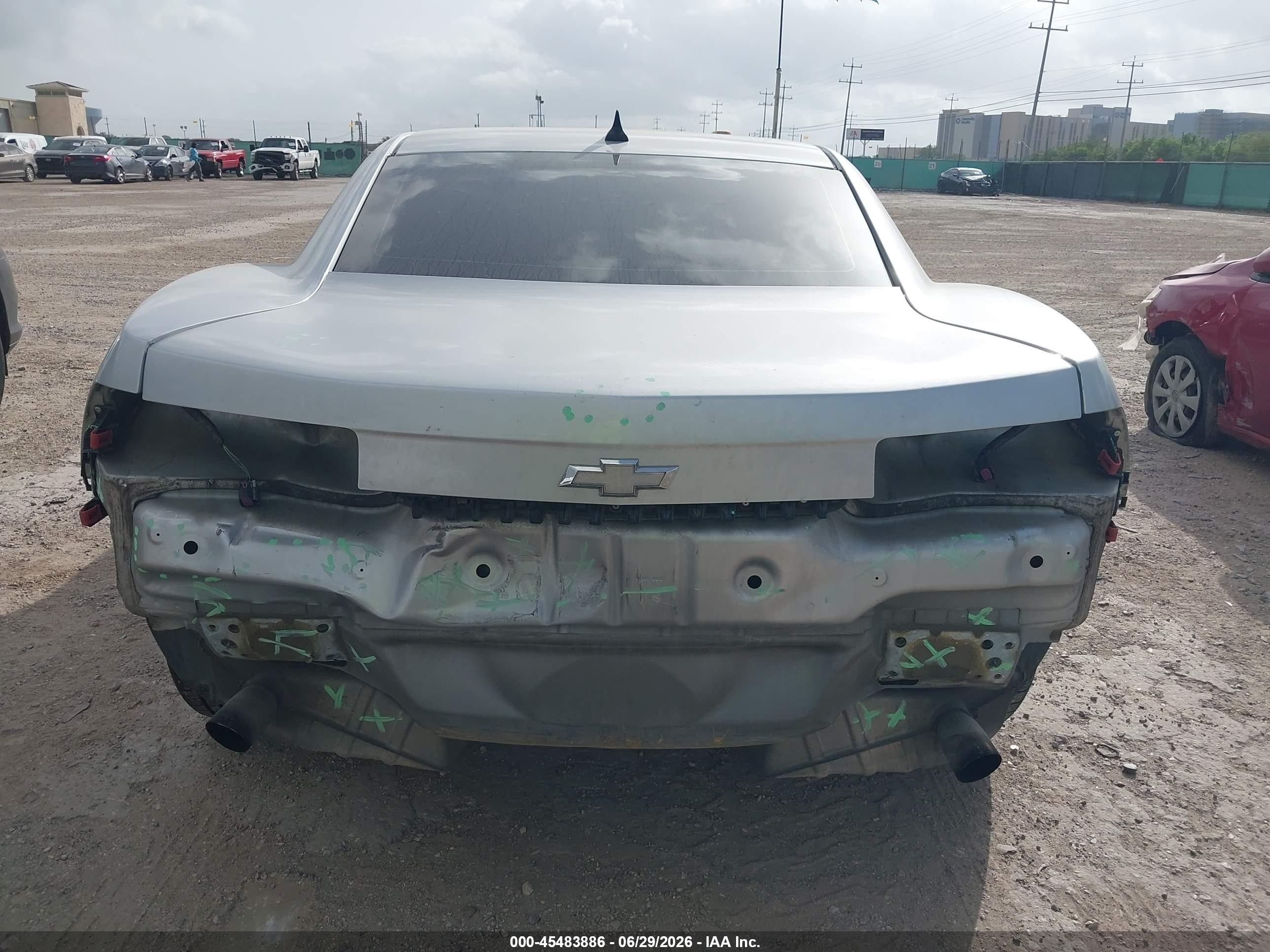2010 Chevrolet Camaro 1lt Silver vin: 2G1FB1EV0A9122677