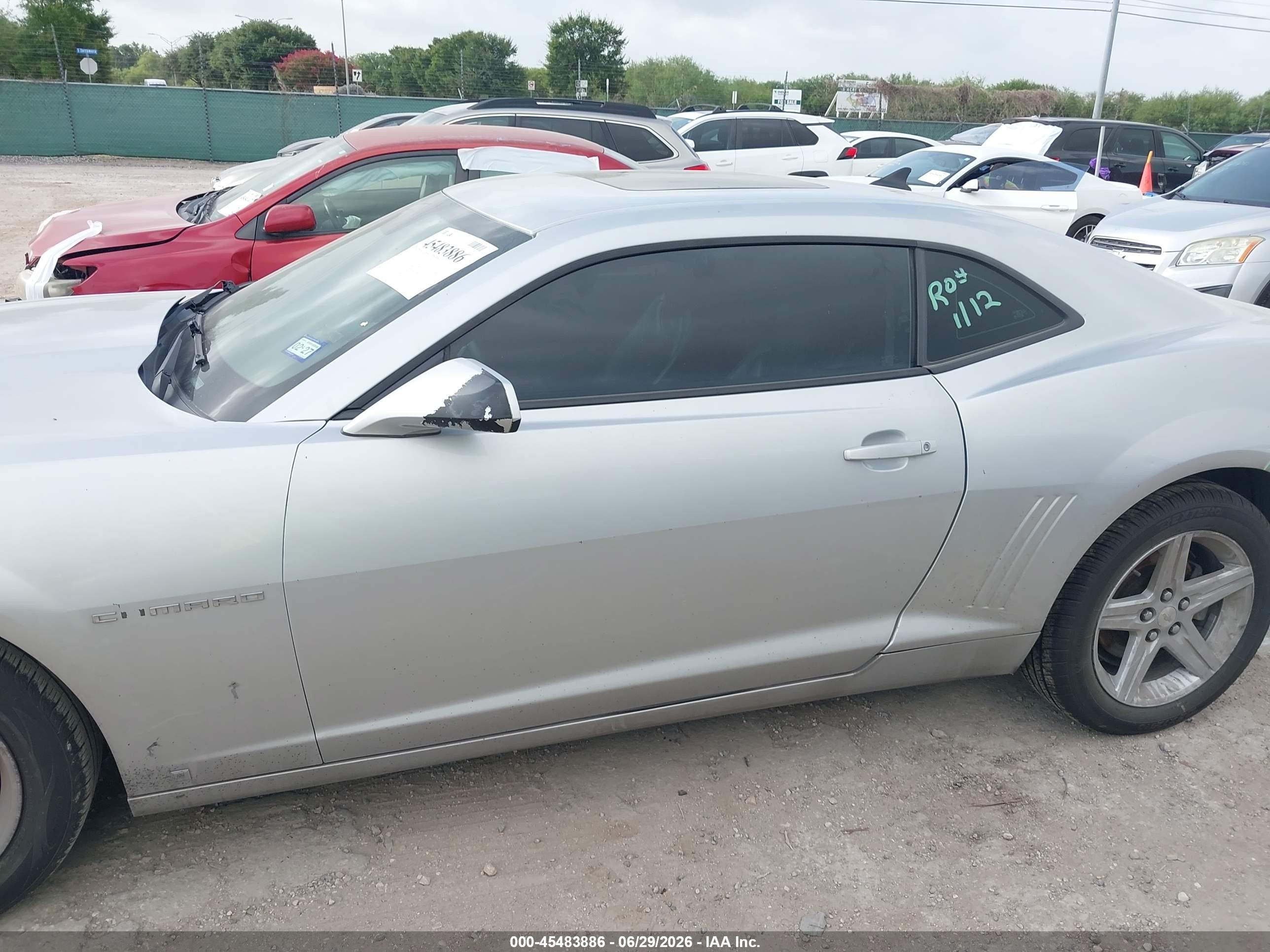 2010 Chevrolet Camaro 1lt Silver vin: 2G1FB1EV0A9122677
