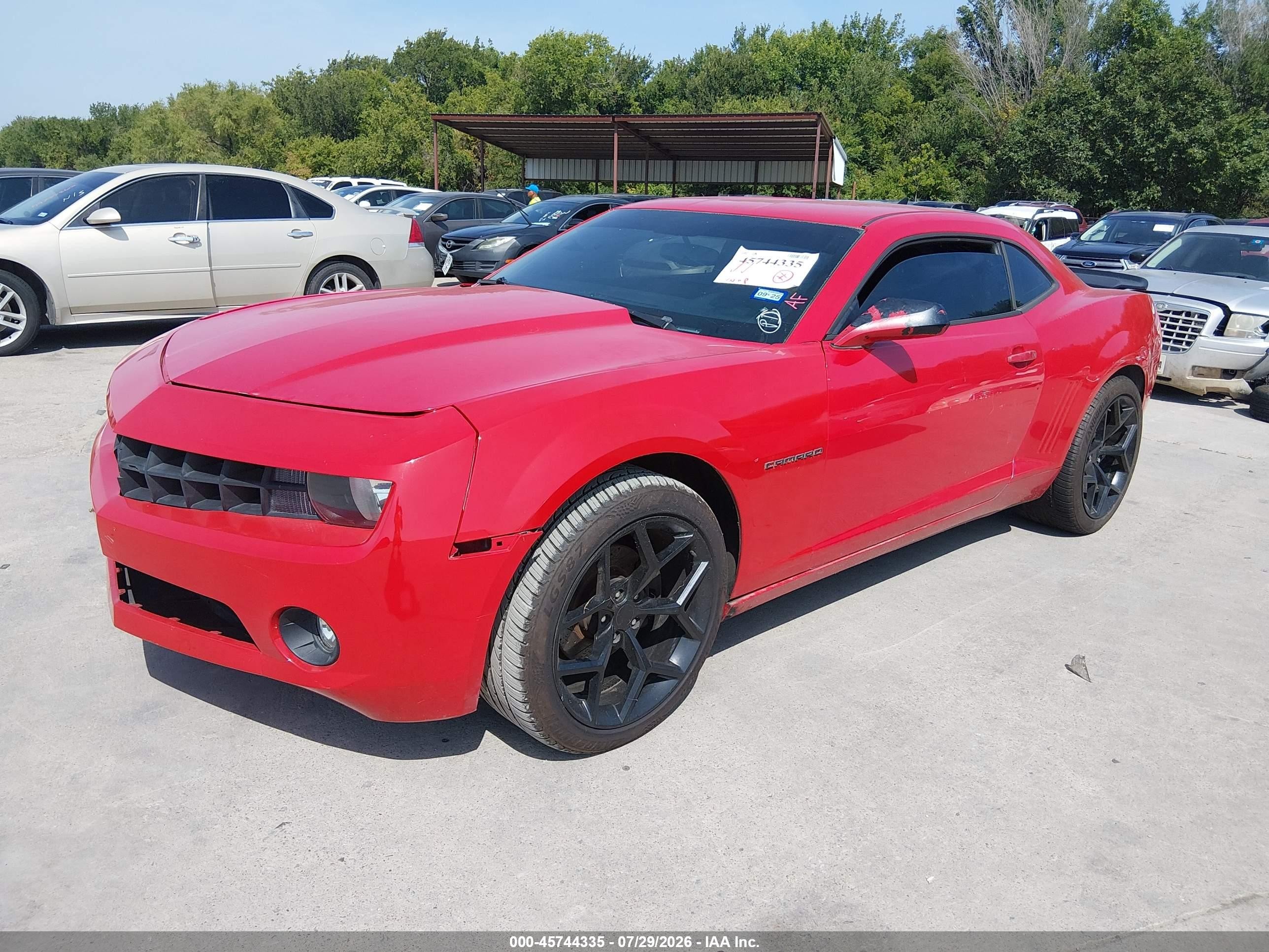 2010 Chevrolet Camaro 1lt Красный vin: 2G1FB1EV0A9174262