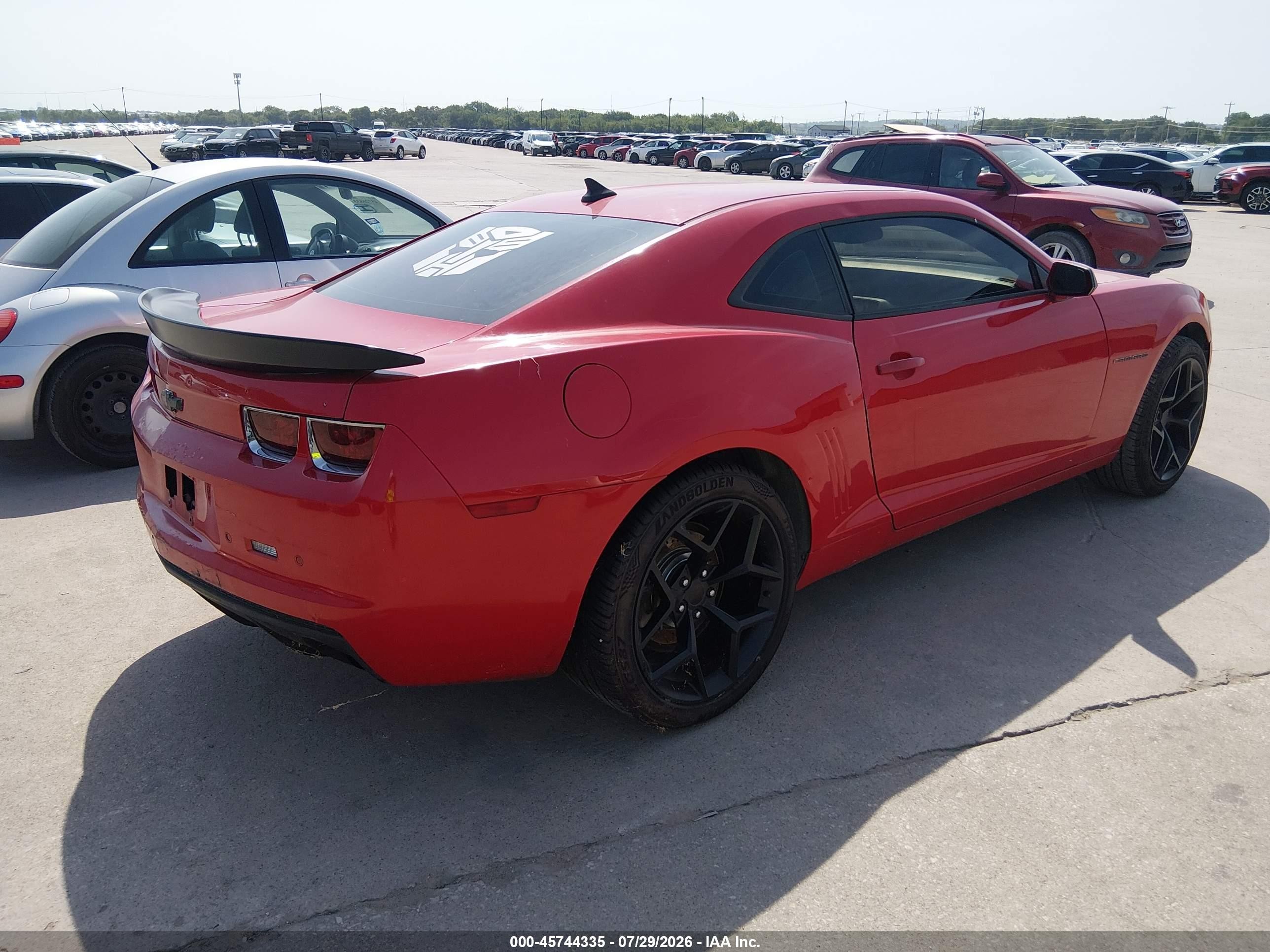 2010 Chevrolet Camaro 1lt Красный vin: 2G1FB1EV0A9174262