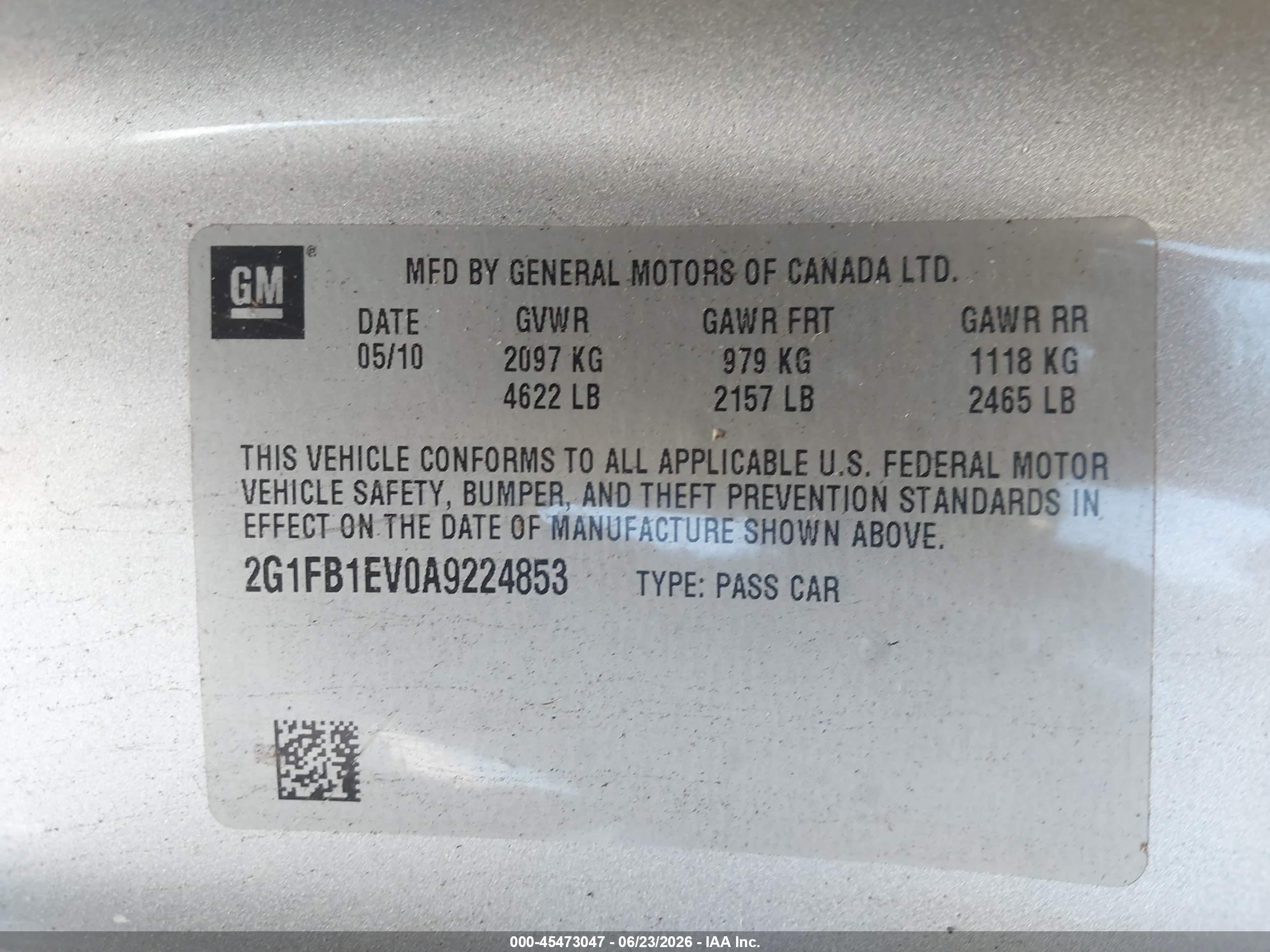 2010 Chevrolet Camaro 1lt Gray vin: 2G1FB1EV0A9224853