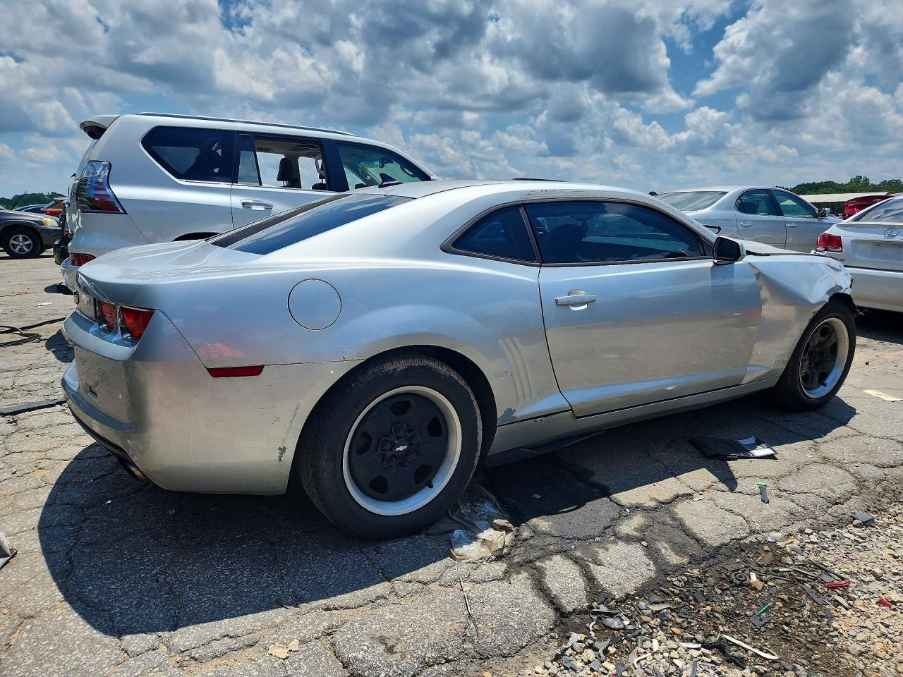 2010 Chevrolet Camaro Lt Silver vin: 2G1FB1EV1A9119822
