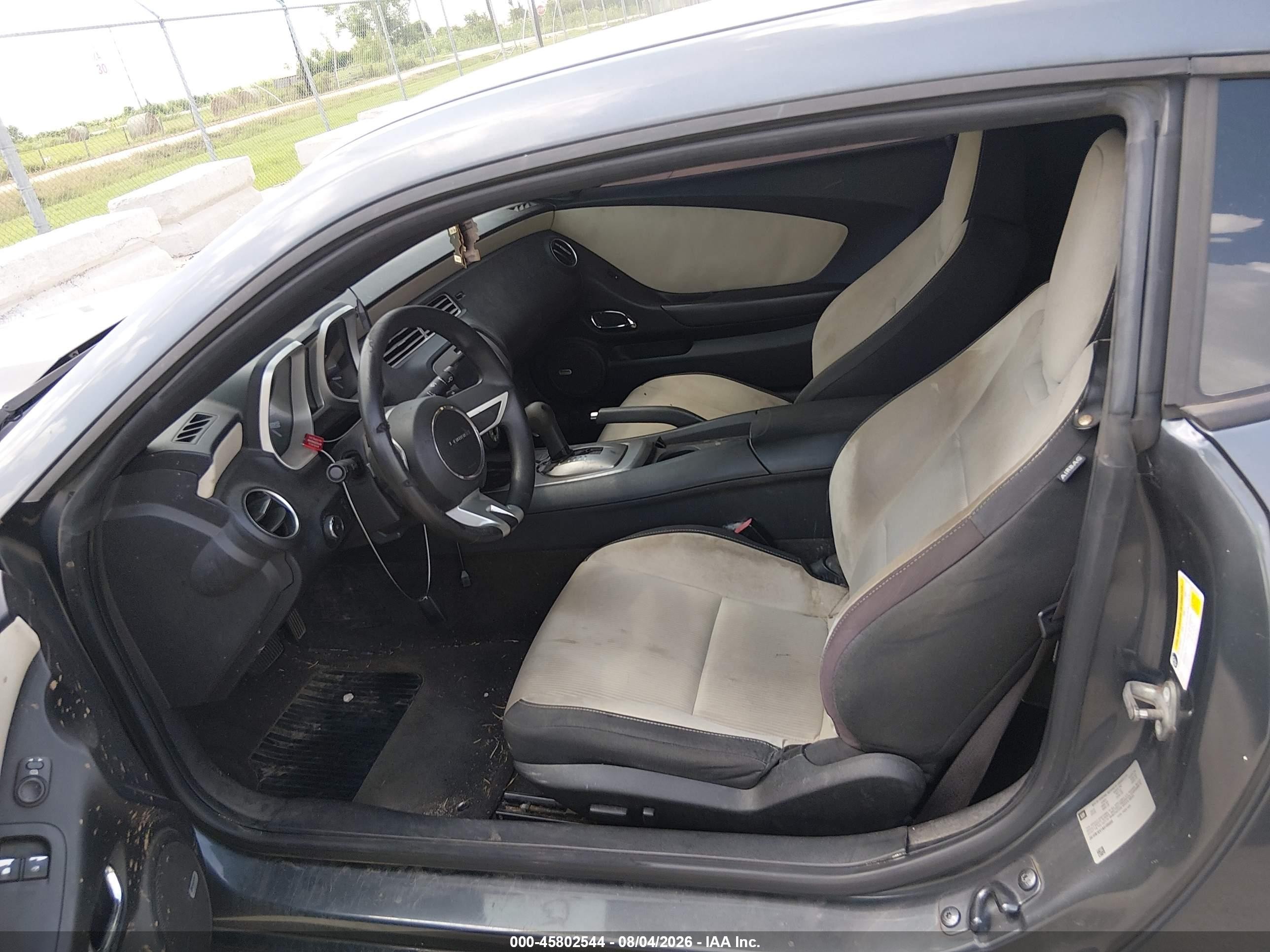2010 Chevrolet Camaro 1lt Серый vin: 2G1FB1EV1A9185688
