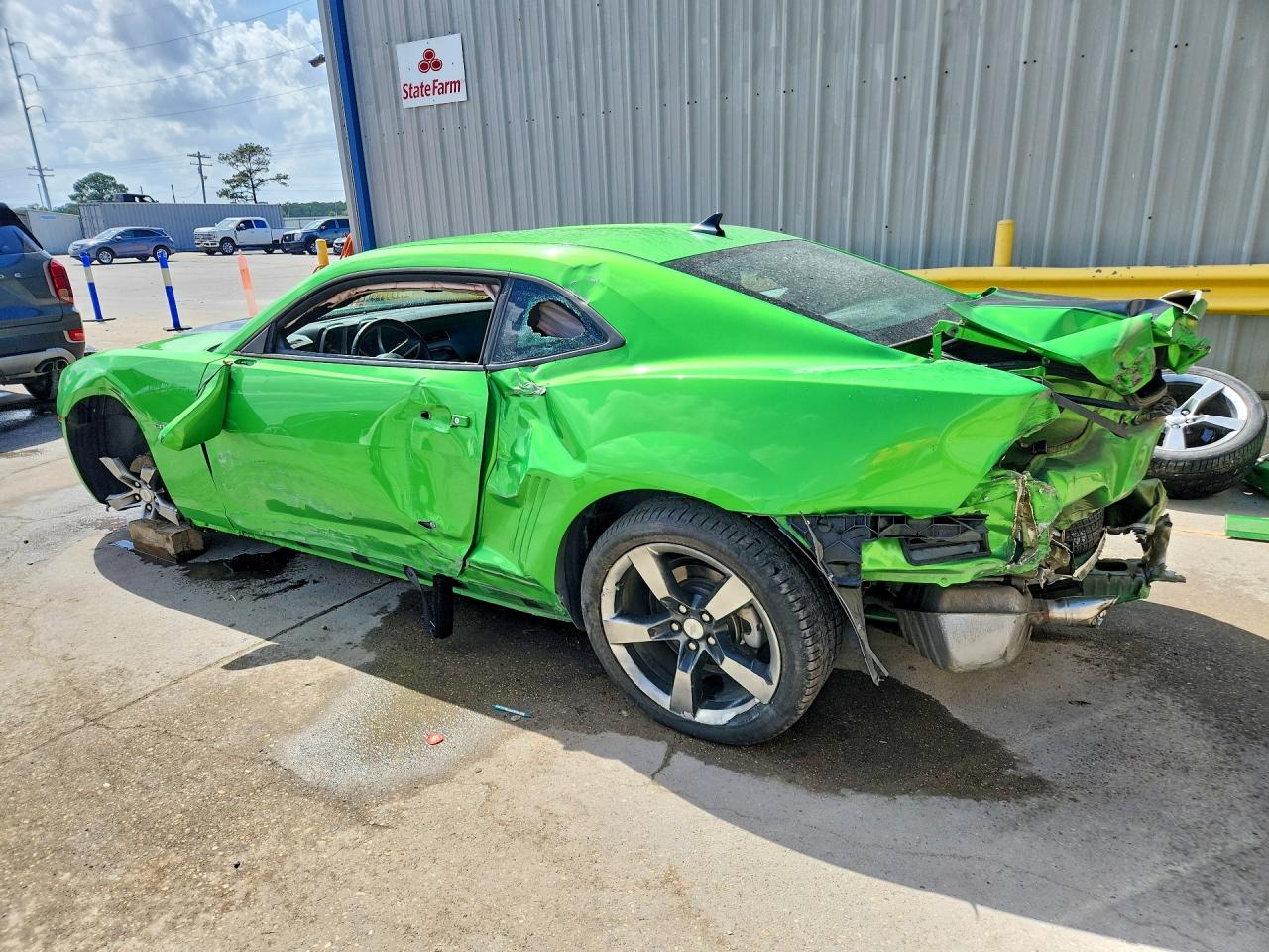 2010 Chevrolet Camaro Lt Green vin: 2G1FB1EV1A9214252