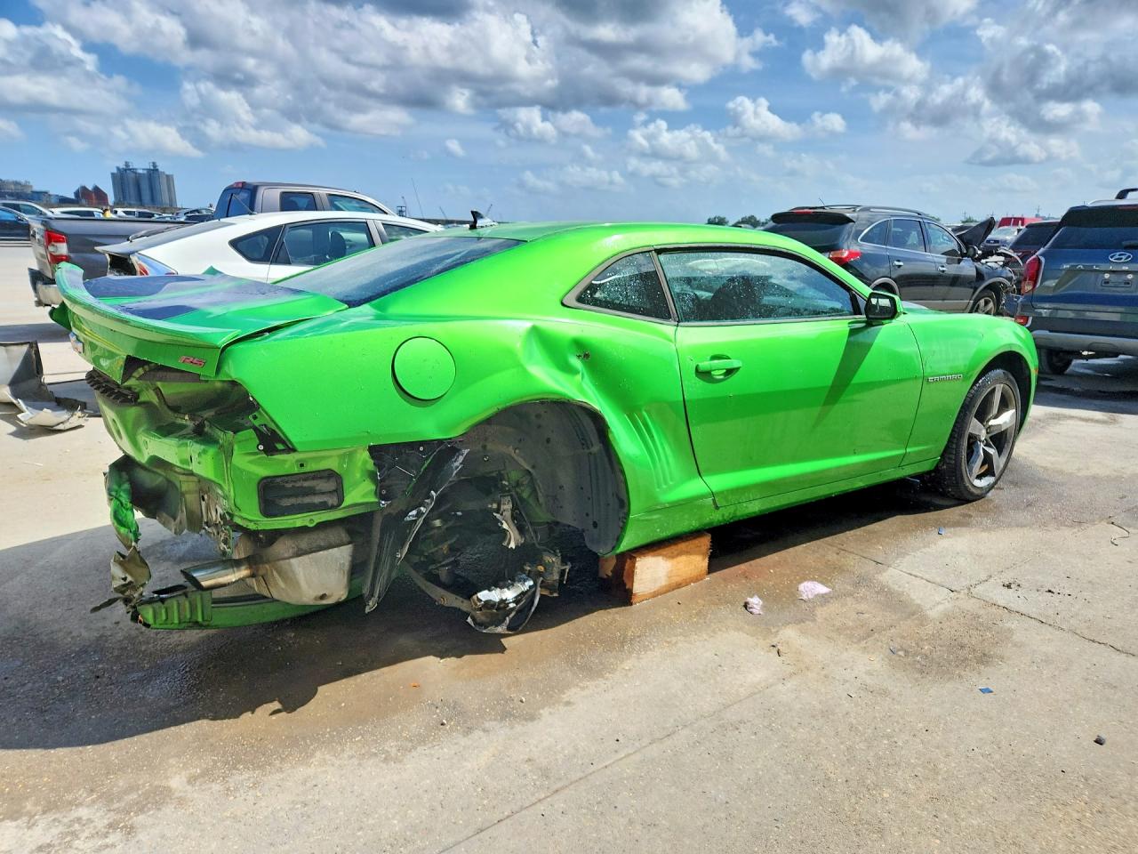 2010 Chevrolet Camaro Lt Green vin: 2G1FB1EV1A9214252