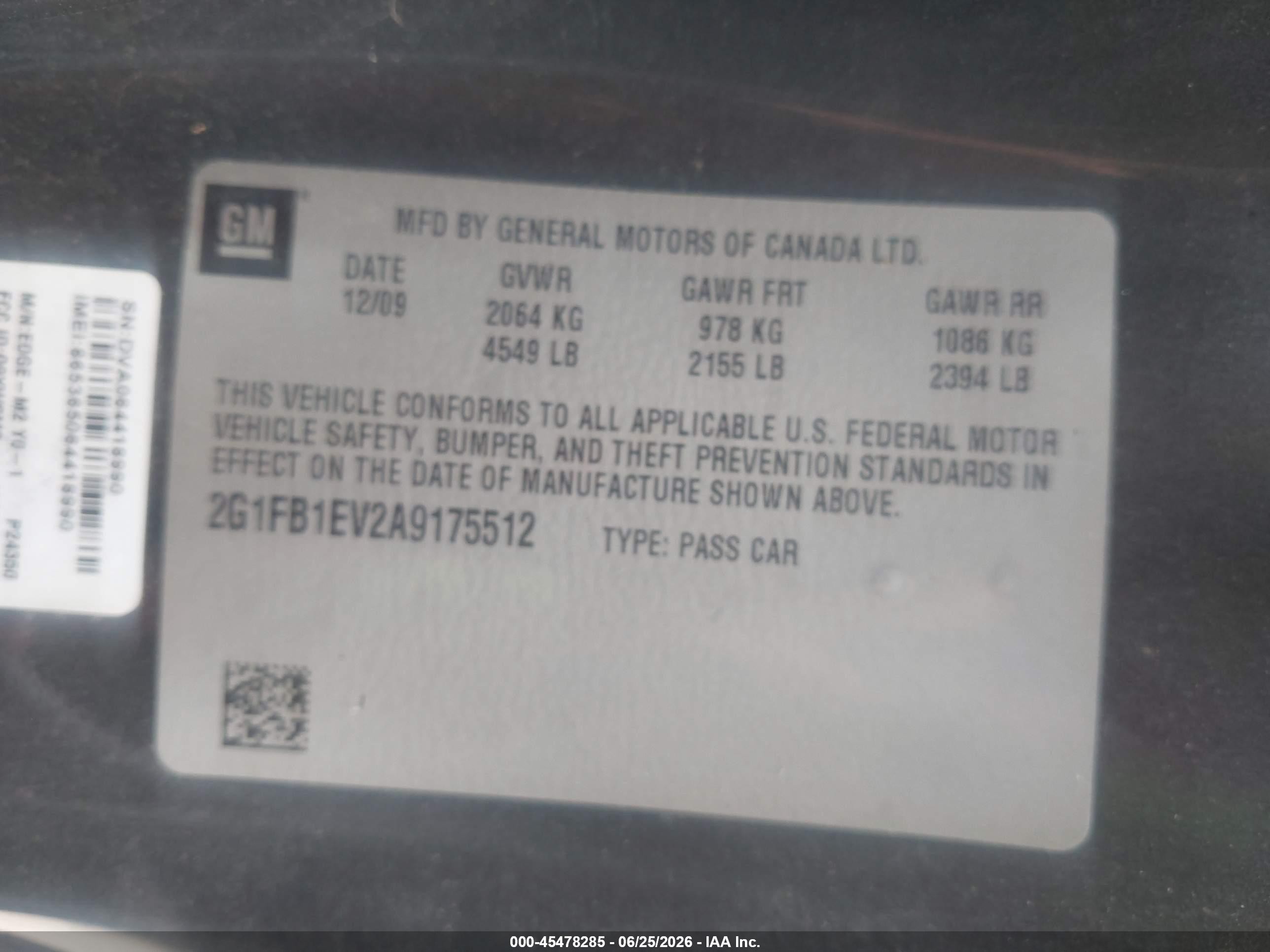 2010 Chevrolet Camaro 1lt Gray vin: 2G1FB1EV2A9175512