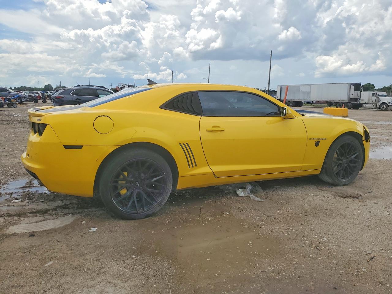 2010 Chevrolet Camaro Lt Yellow vin: 2G1FB1EV2A9190771