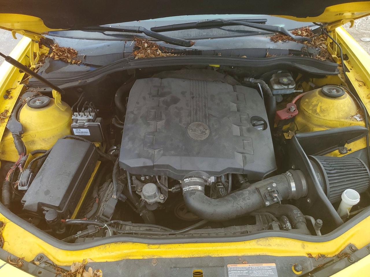 2010 Chevrolet Camaro Lt Yellow vin: 2G1FB1EV2A9190771